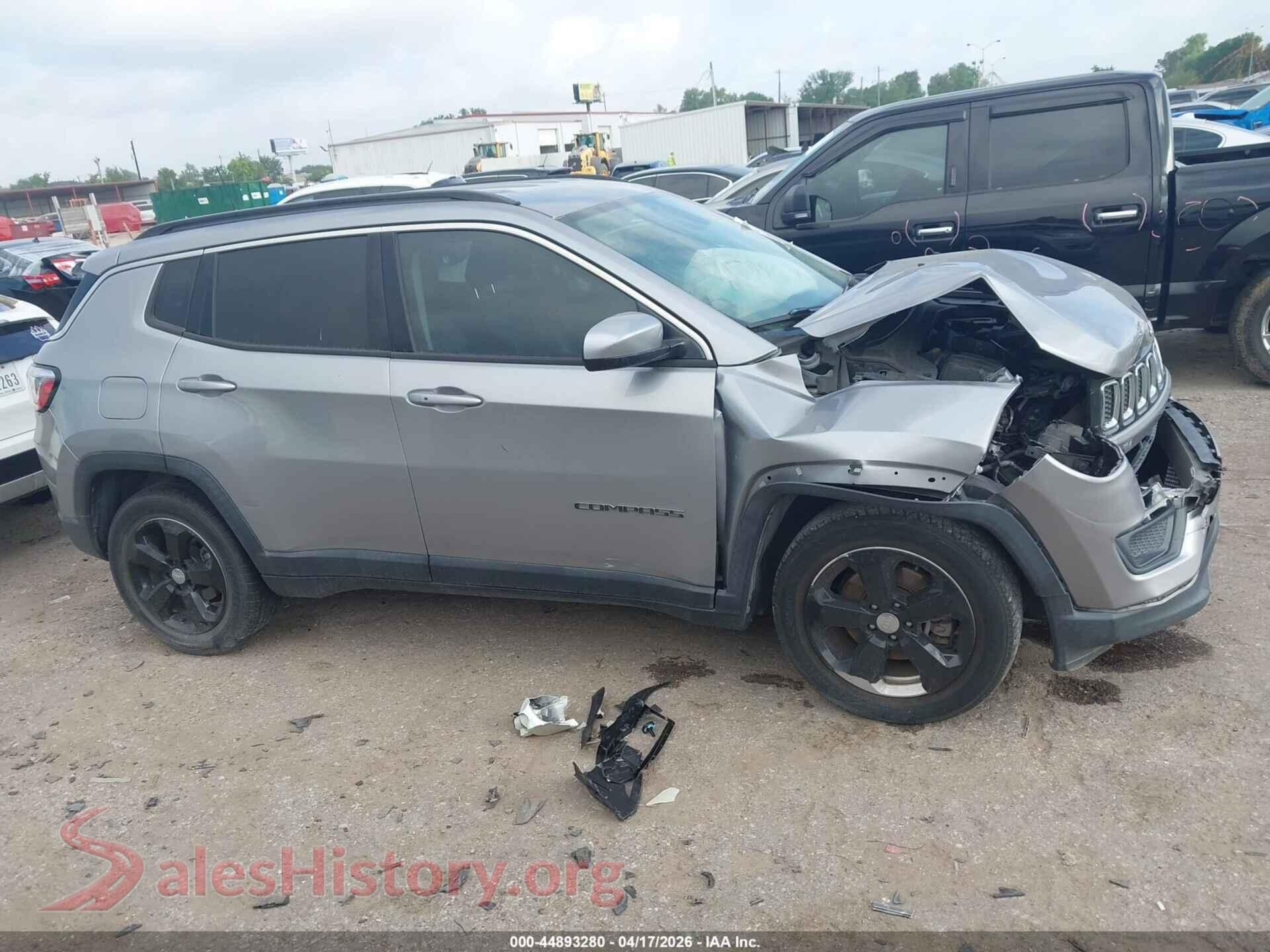 2018 JEEP COMPASS VIN 3C4NJCBB3JT272369, auction photo 13