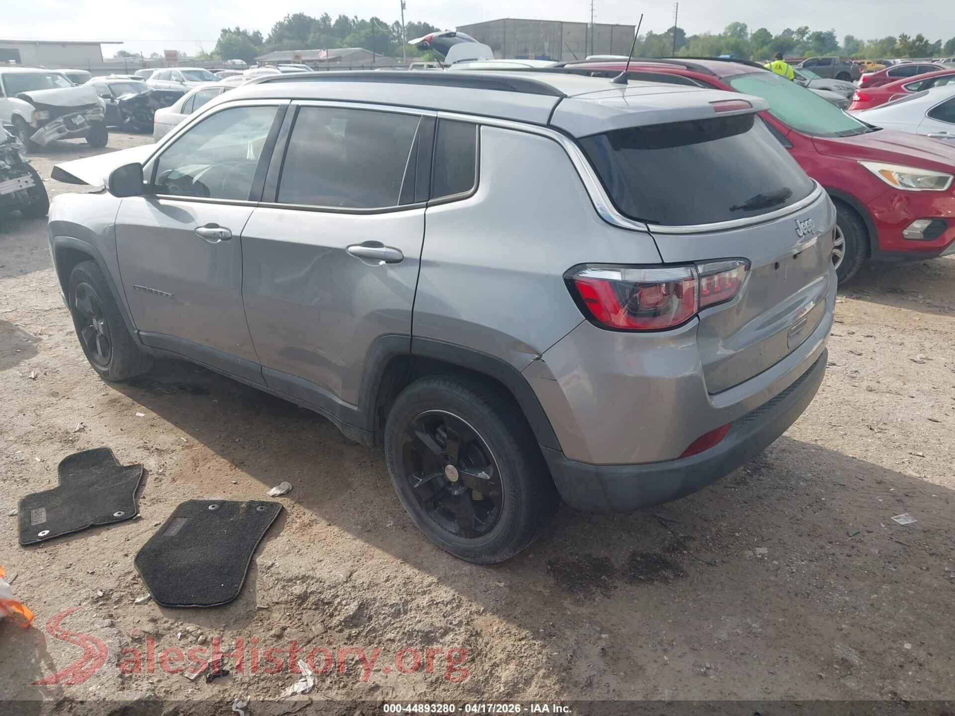2018 JEEP COMPASS VIN 3C4NJCBB3JT272369, driver side view