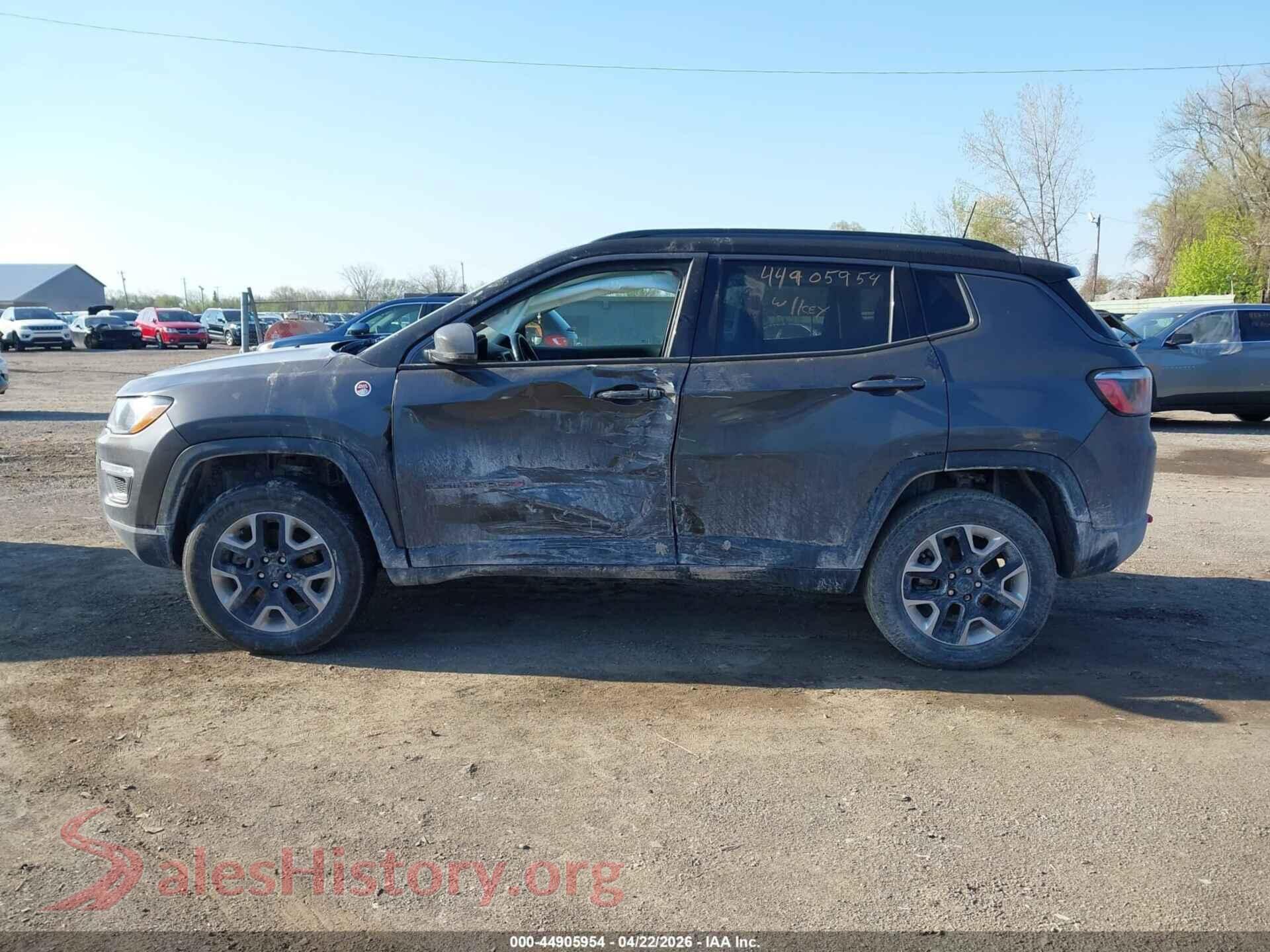 2018 JEEP COMPASS VIN 3C4NJDDB7JT201596, auction photo 14