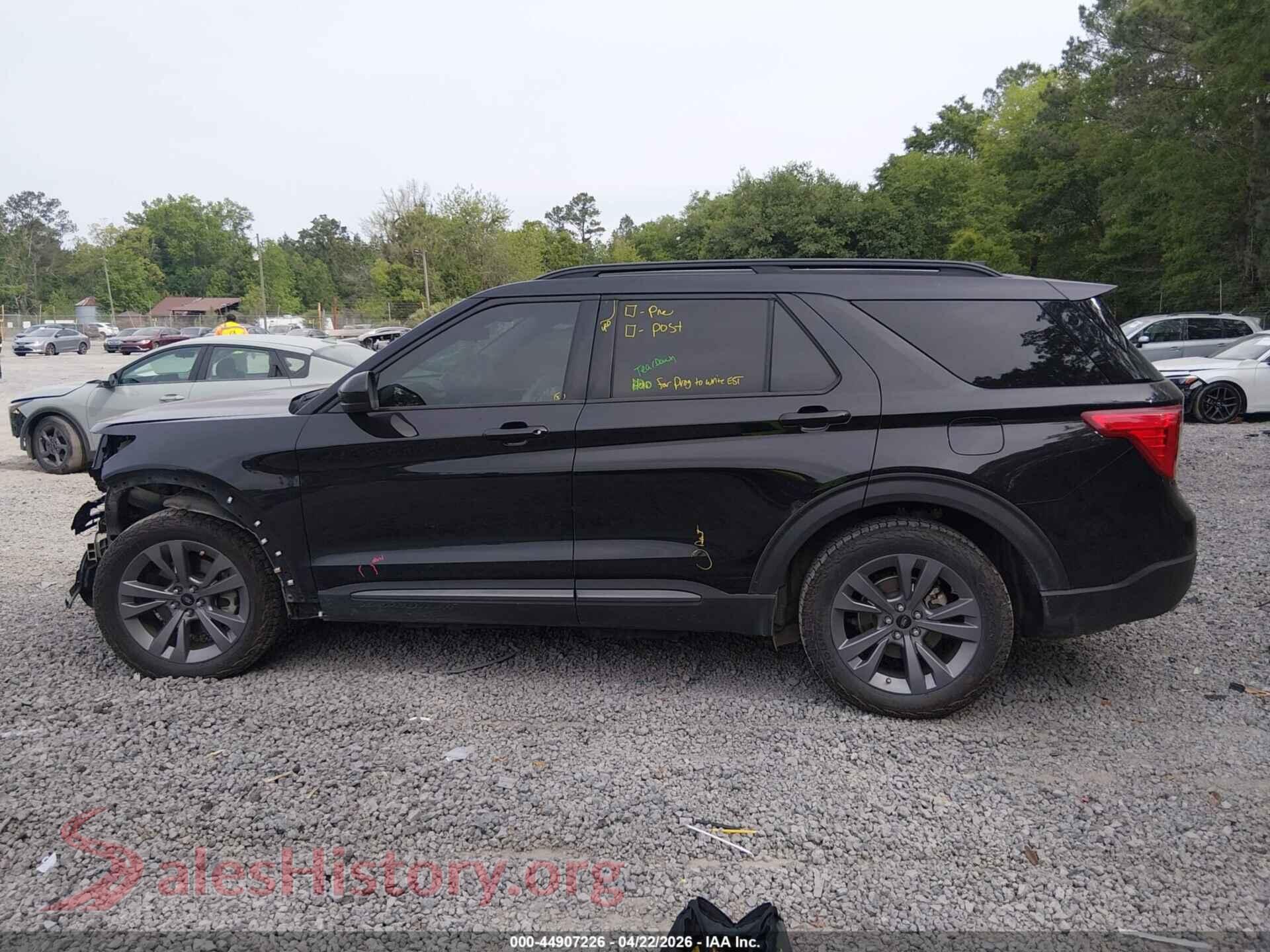 2022 FORD EXPLORER VIN 1FMSK8DH3NGA14258, auction photo 15