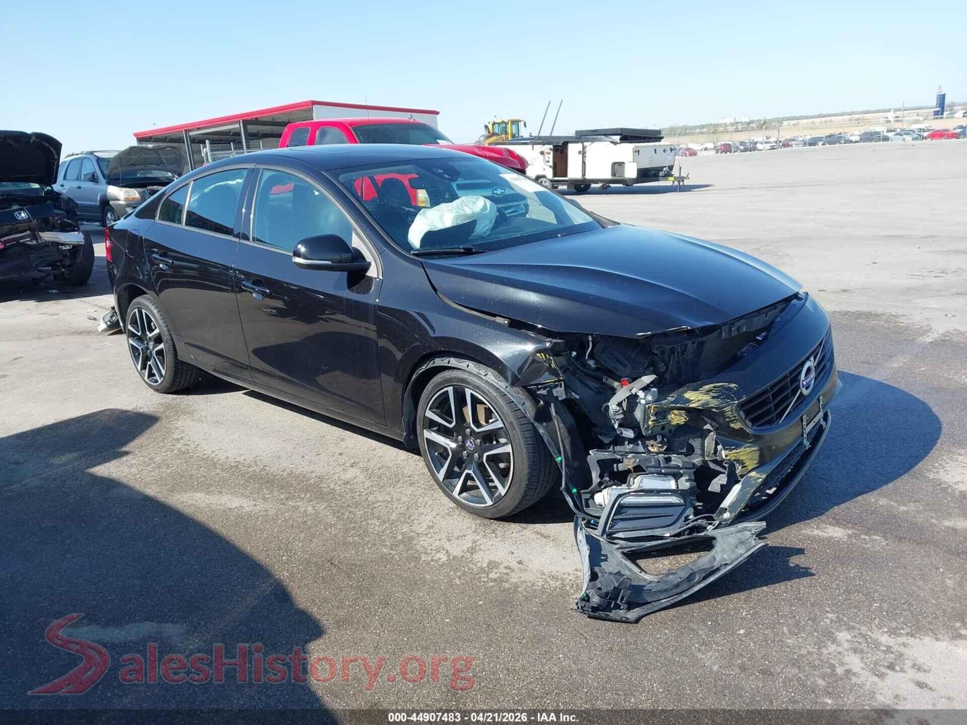 2017 VOLVO S60 VIN YV126MFL6H2422316, auction photo