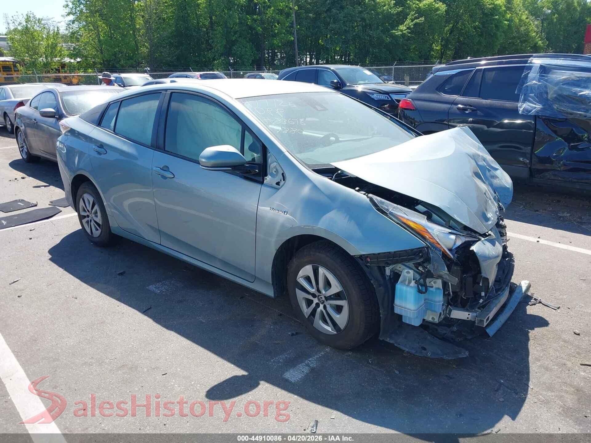 JTDKBRFUXJ3599880 2018 TOYOTA PRIUS