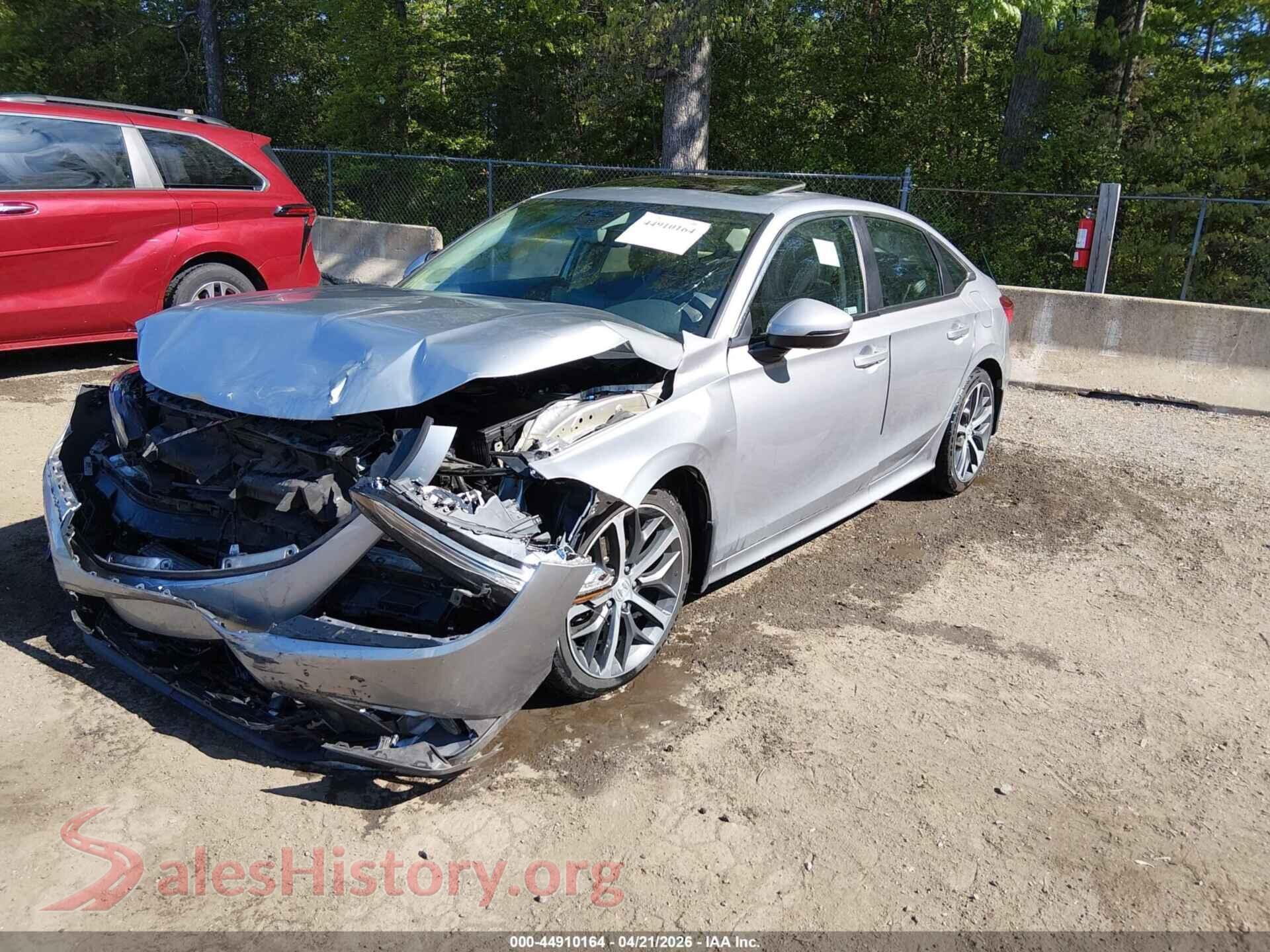 2022 HONDA CIVIC VIN 2HGFE1F98NH302163, front view