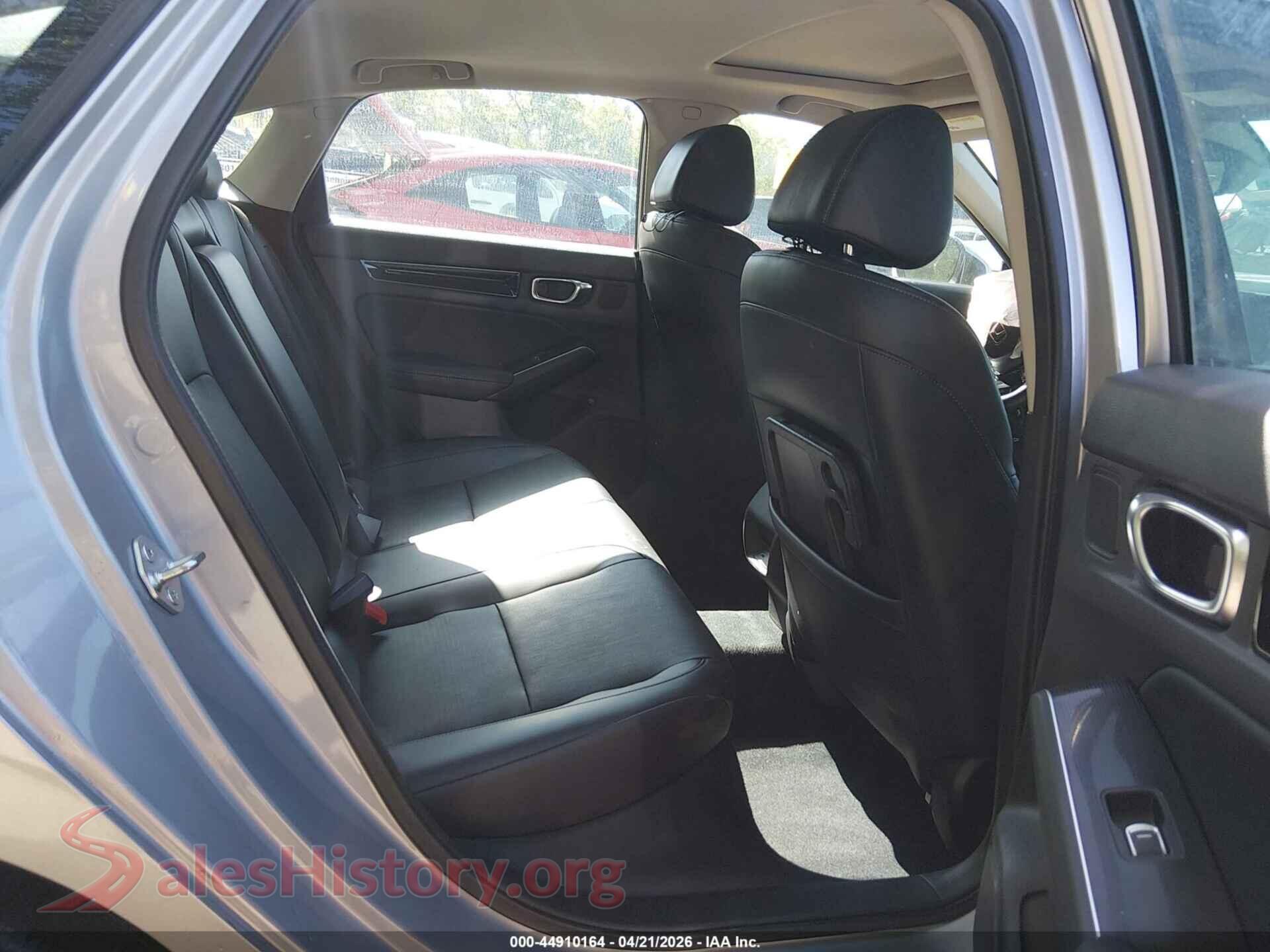 2022 HONDA CIVIC VIN 2HGFE1F98NH302163, front passenger side