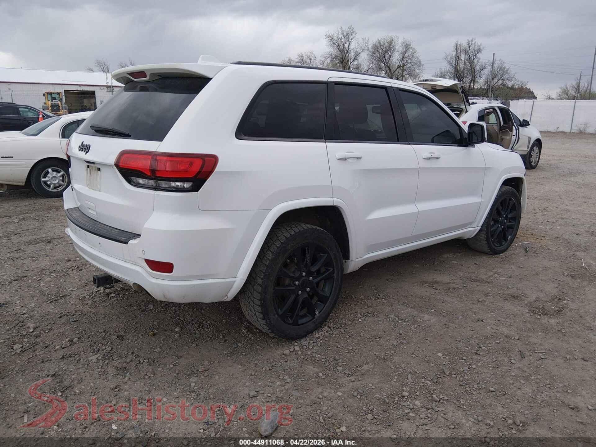 2018 JEEP GRAND CHEROKEE VIN 1C4RJFAG4JC477663, rear driver side