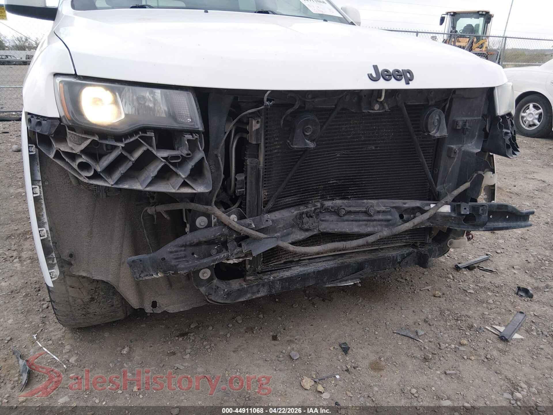 2018 JEEP GRAND CHEROKEE VIN 1C4RJFAG4JC477663, rear passenger side