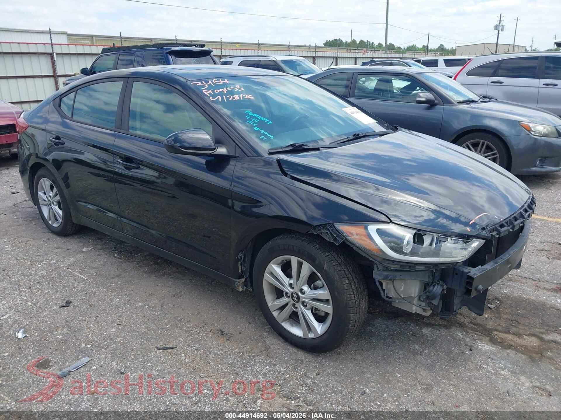 KMHD84LF5HU249945 2017 HYUNDAI ELANTRA