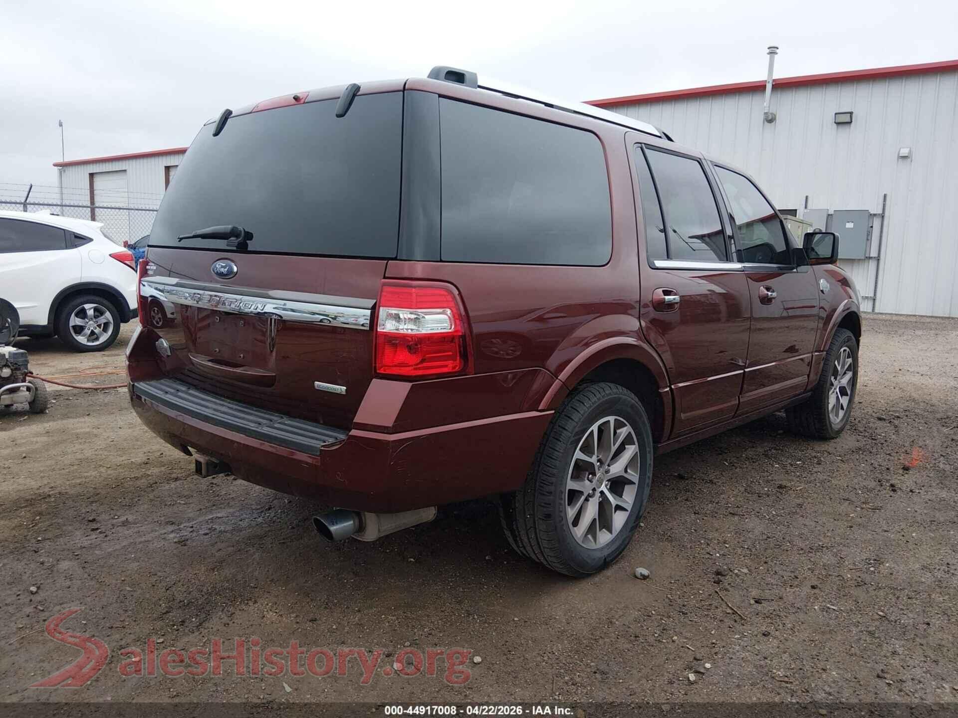 2017 FORD EXPEDITION VIN 1FMJU1JT6HEA45090, rear driver side