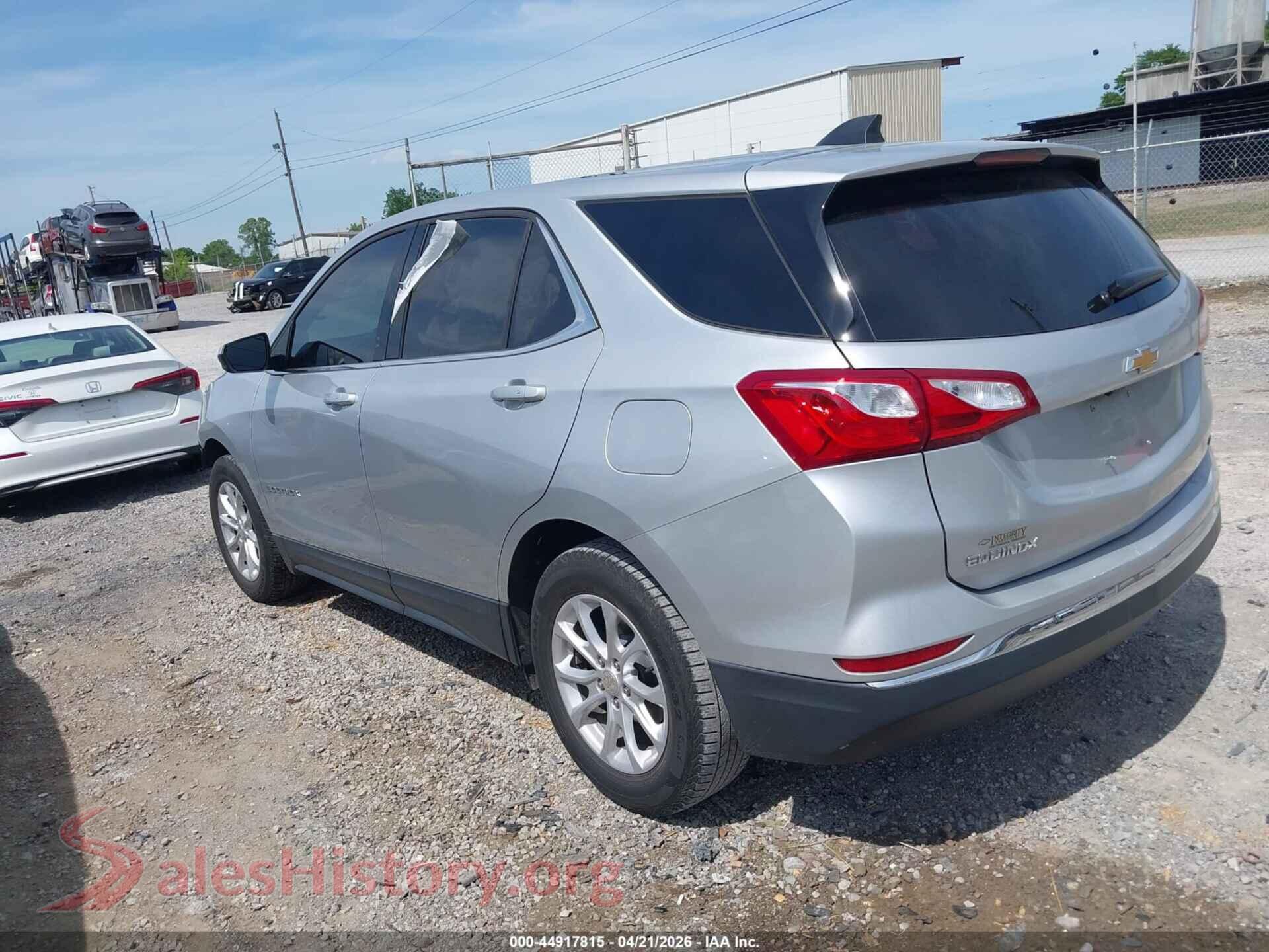 2019 CHEVROLET EQUINOX VIN 3GNAXKEV8KS567785, driver side view