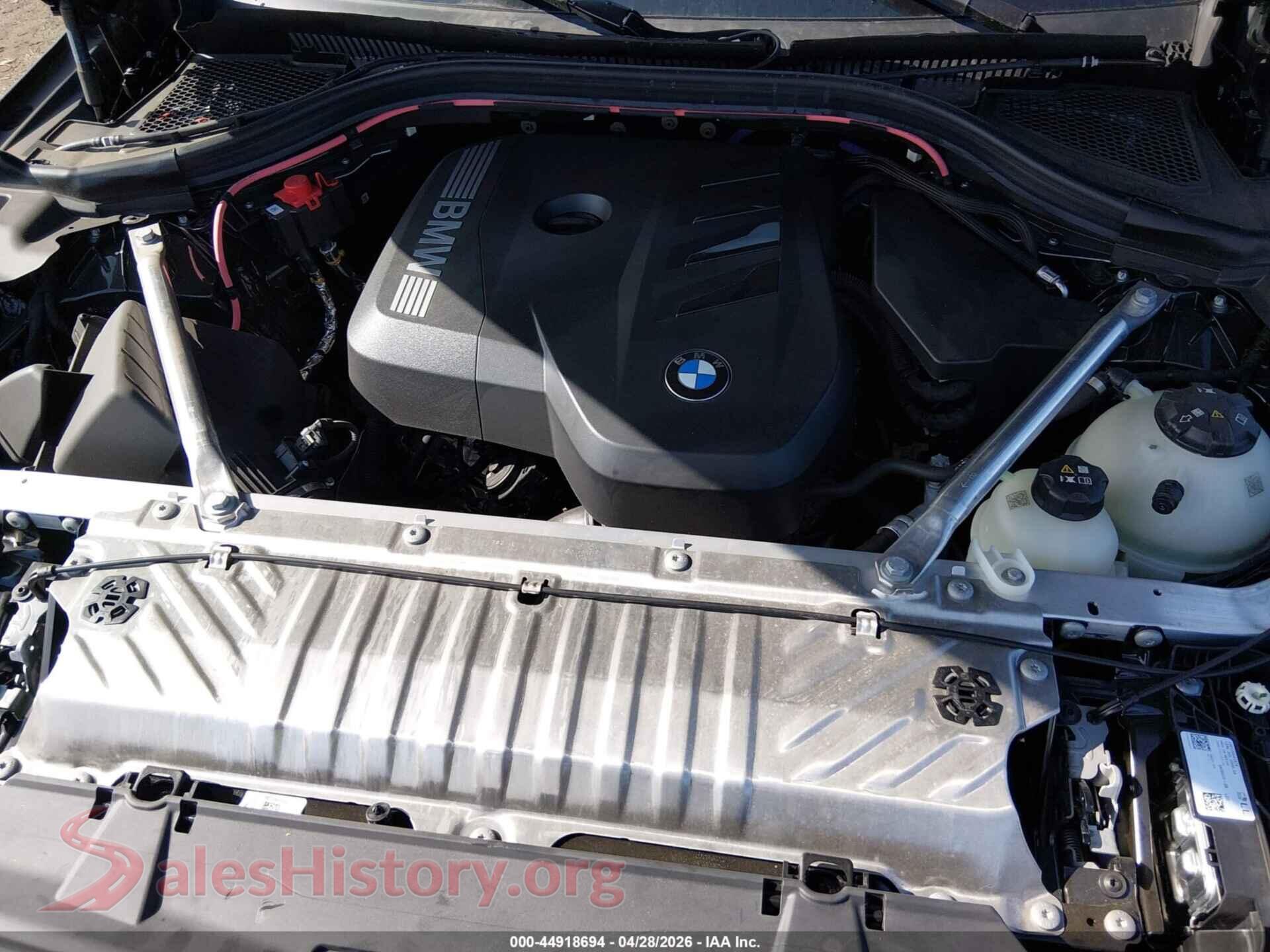 2025 BMW X3 VIN 5UX53GP06S9Y56265, interior dashboard