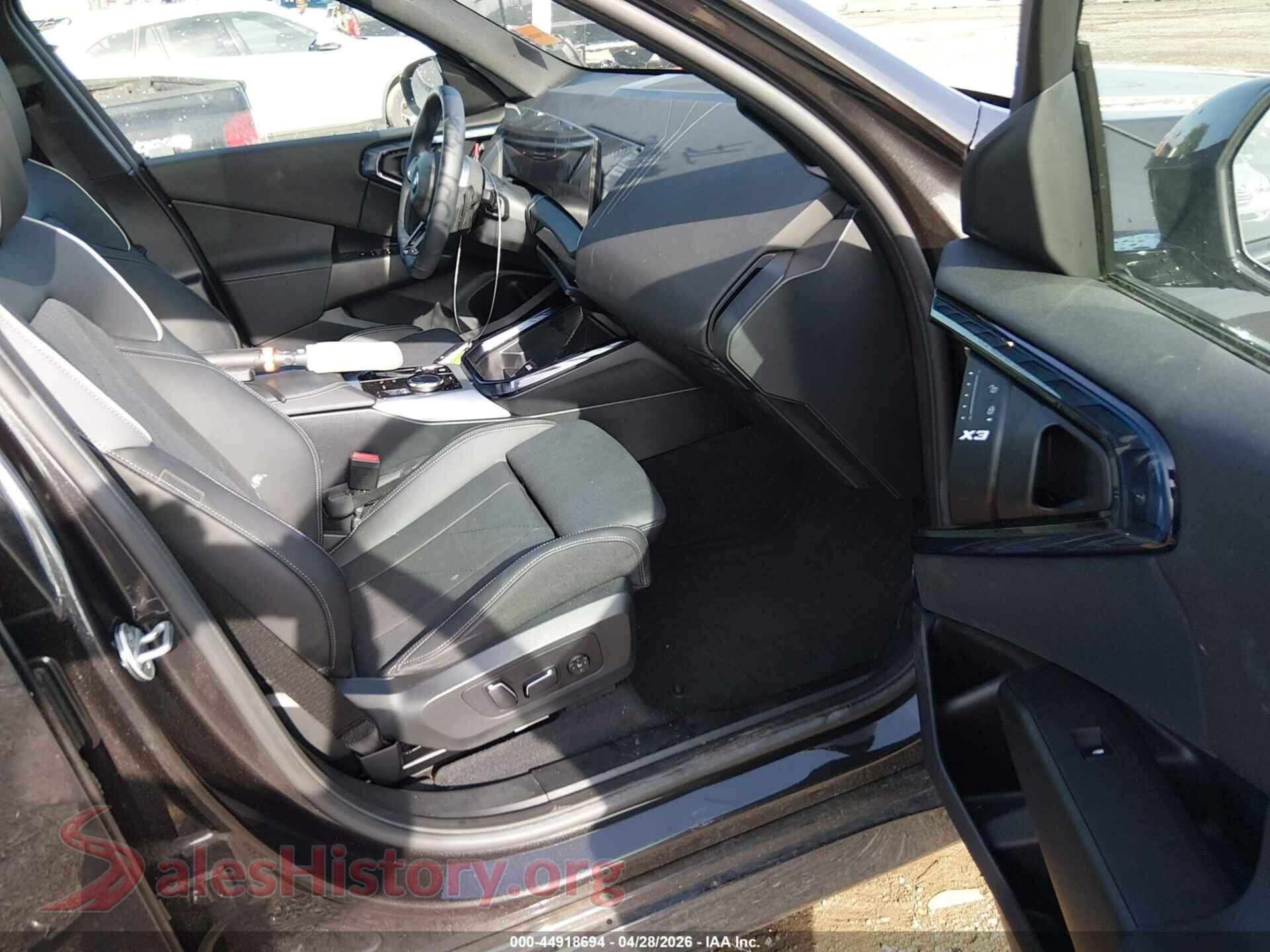 2025 BMW X3 VIN 5UX53GP06S9Y56265, rear view