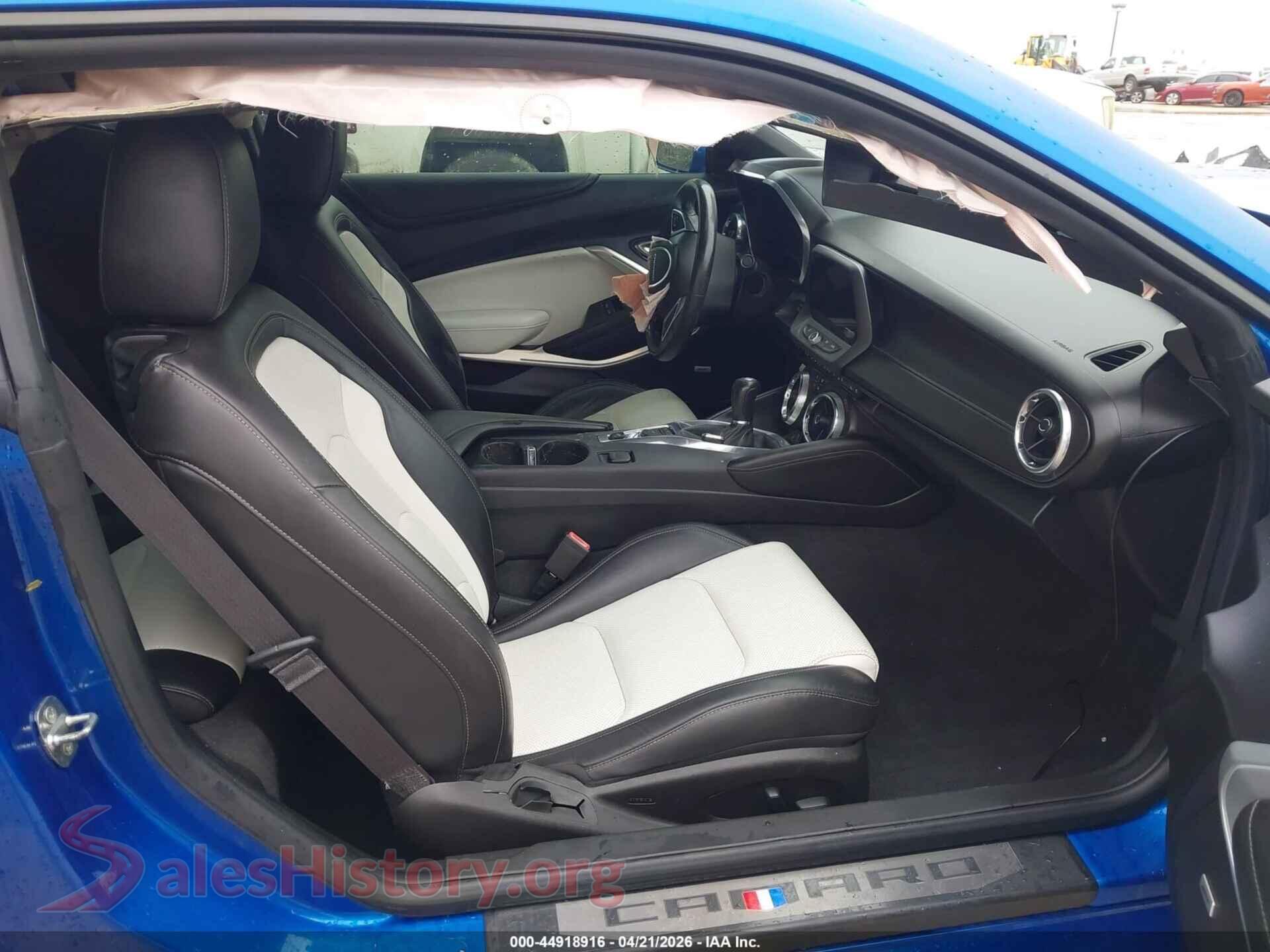 2017 CHEVROLET CAMARO VIN 1G1FC1RS4H0173133, rear view