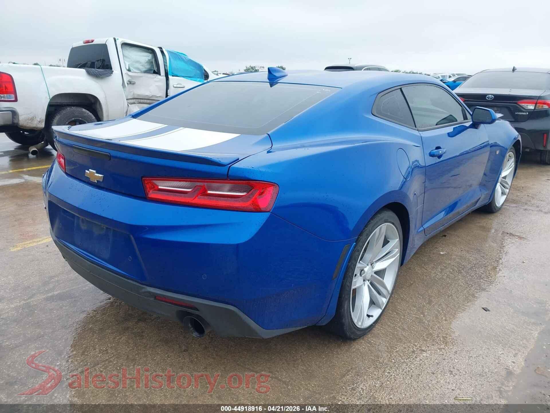 2017 CHEVROLET CAMARO VIN 1G1FC1RS4H0173133, rear driver side