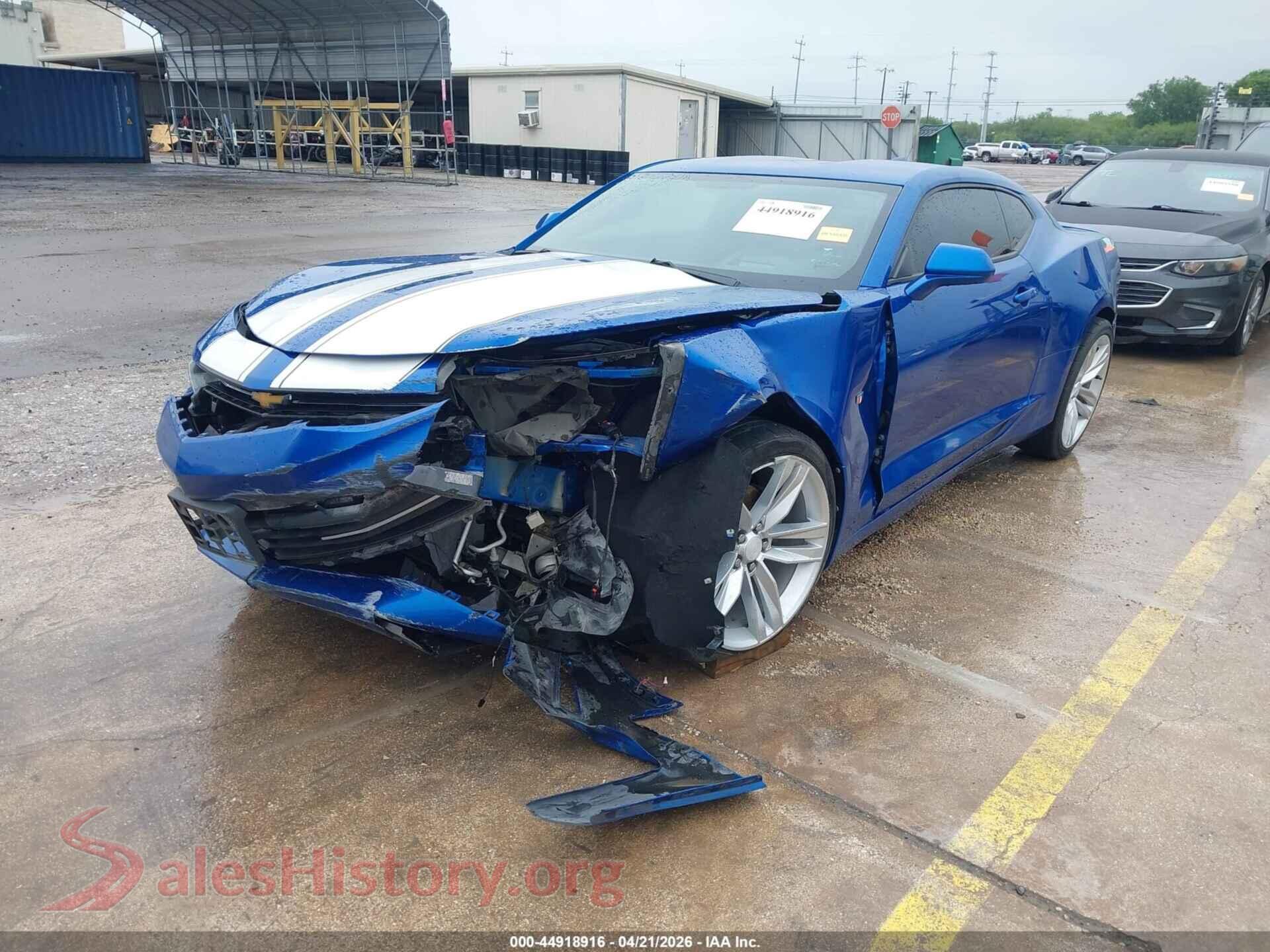 2017 CHEVROLET CAMARO VIN 1G1FC1RS4H0173133, front view
