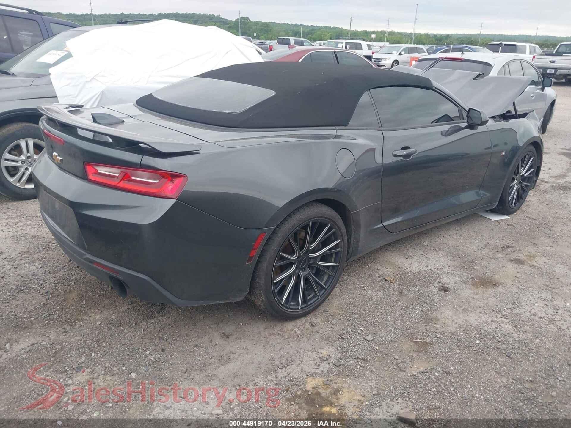 2017 CHEVROLET CAMARO VIN 1G1FF3D75H0175186, rear driver side
