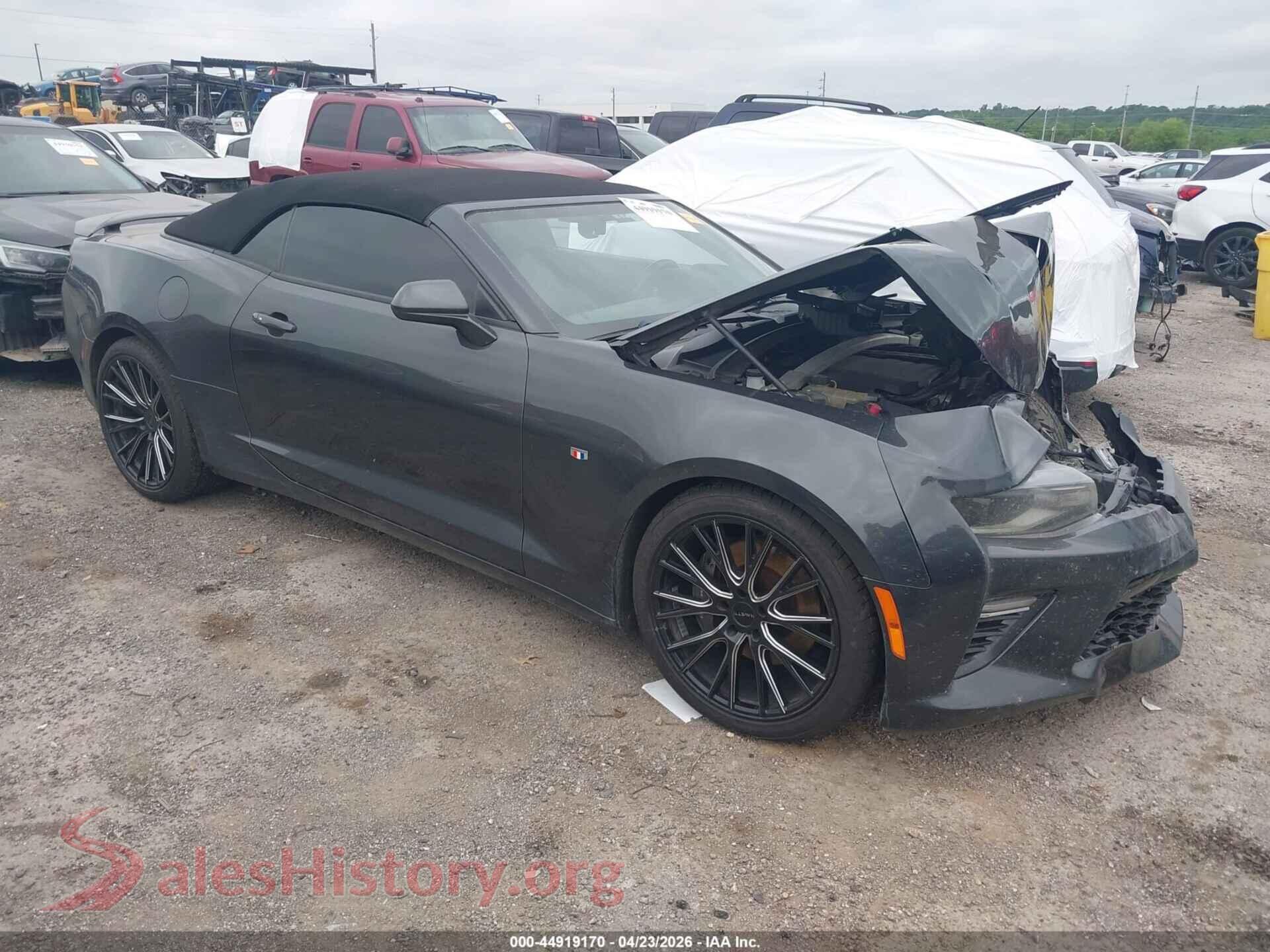 2017 CHEVROLET CAMARO VIN 1G1FF3D75H0175186, auction photo