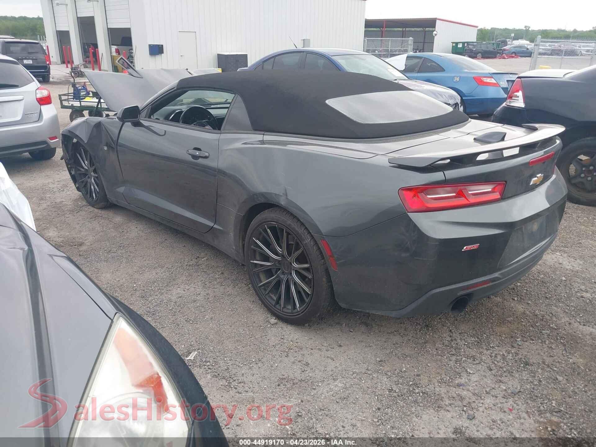 2017 CHEVROLET CAMARO VIN 1G1FF3D75H0175186, driver side view