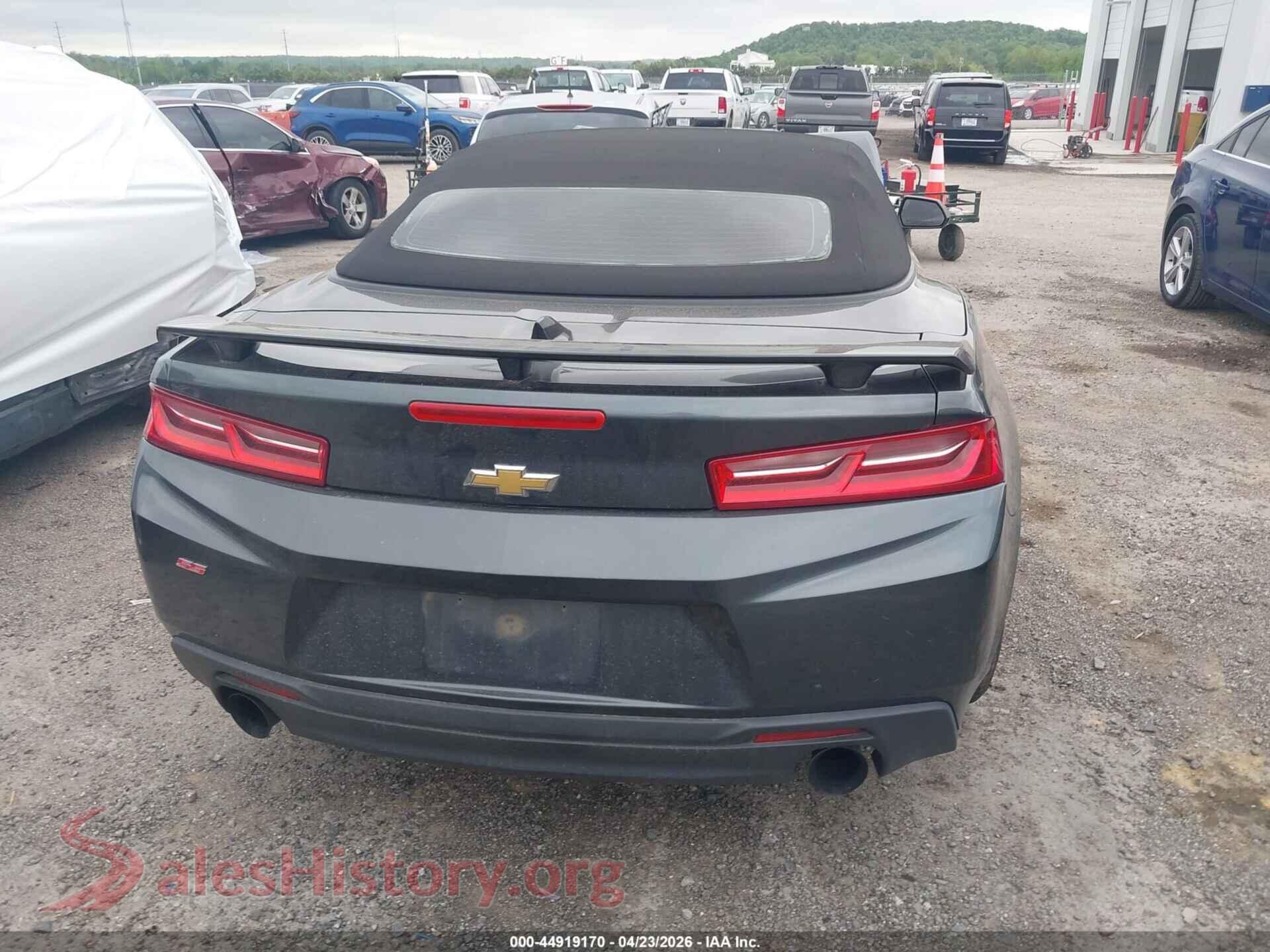 2017 CHEVROLET CAMARO VIN 1G1FF3D75H0175186, auction photo 16