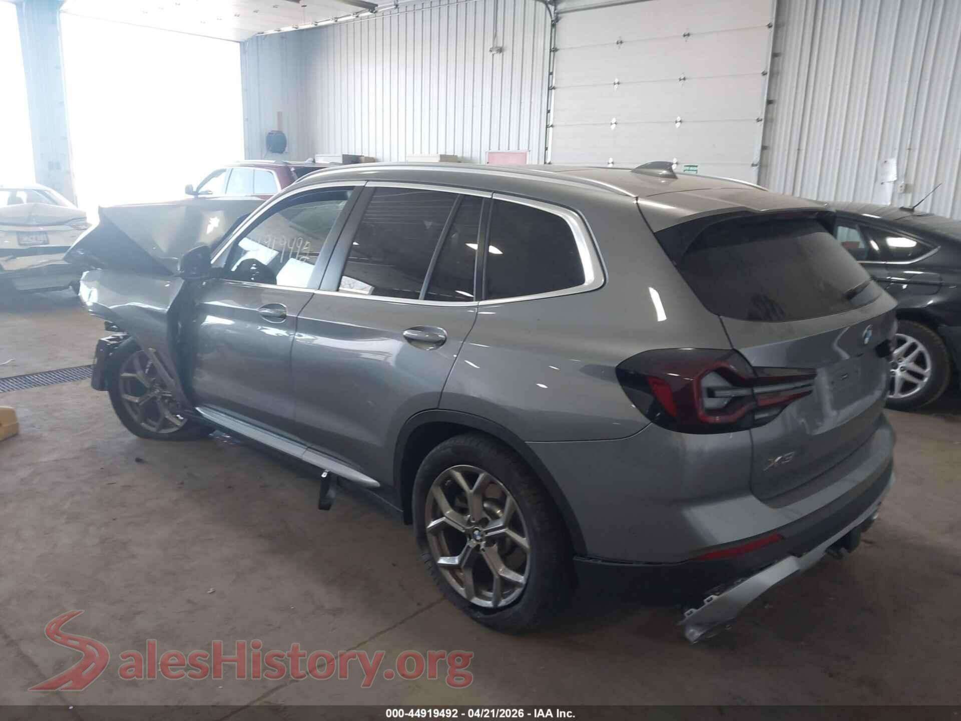 2024 BMW X3 VIN WBX57DP04RN278451, driver side view