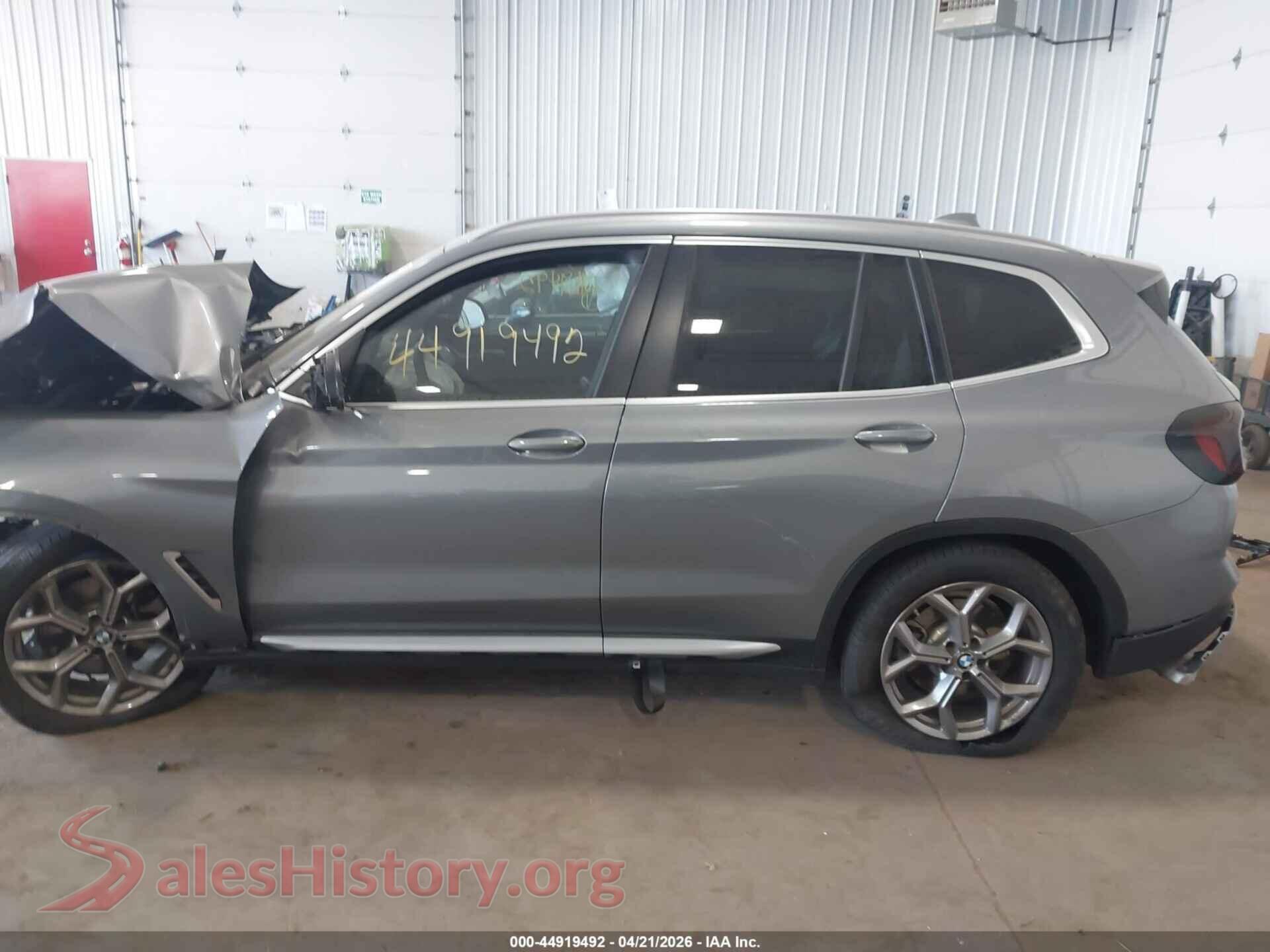 2024 BMW X3 VIN WBX57DP04RN278451, auction photo 13