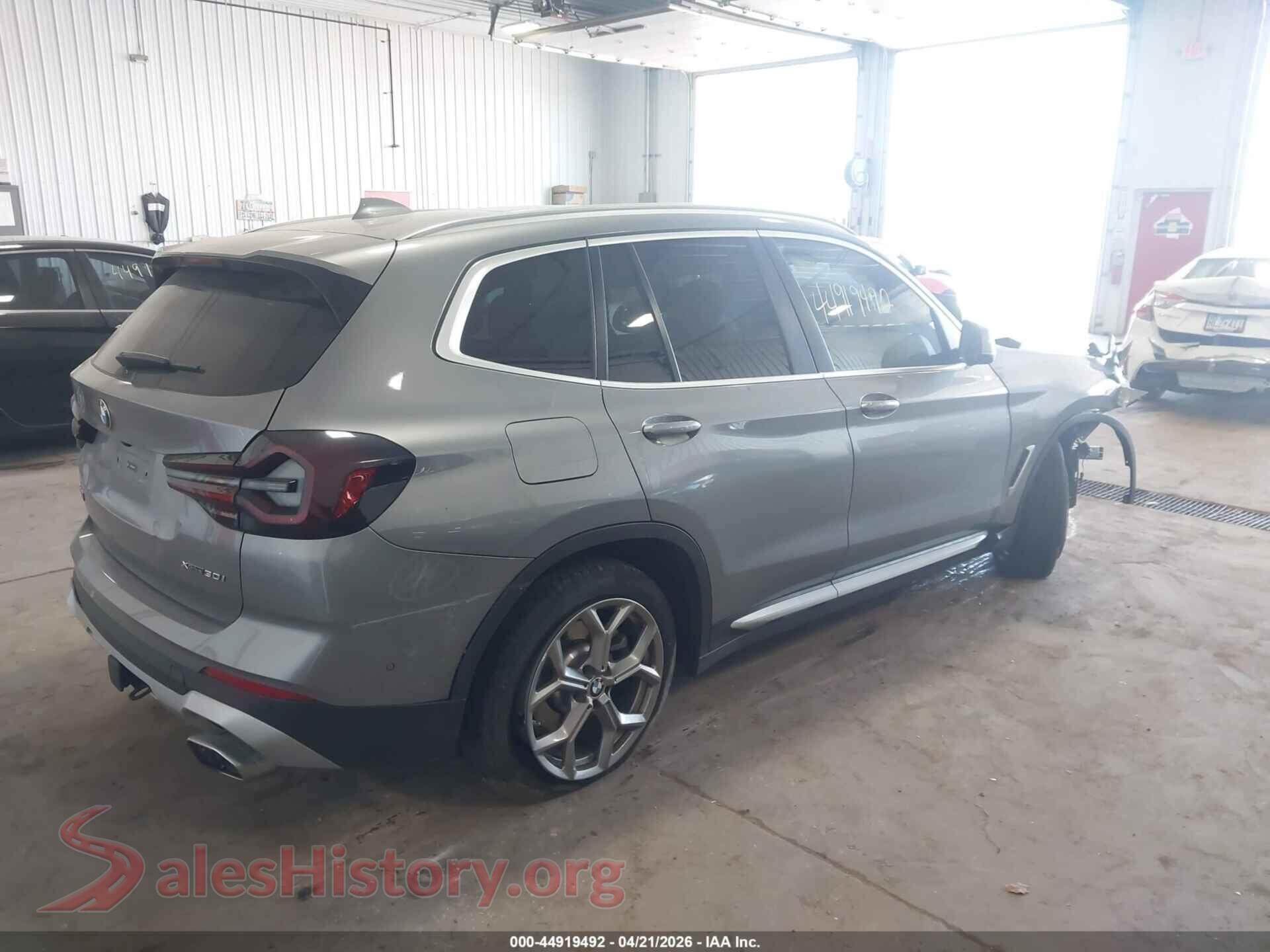 2024 BMW X3 VIN WBX57DP04RN278451, rear driver side