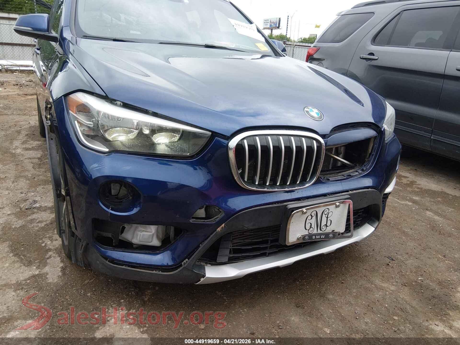 2018 BMW X1 VIN WBXHT3C35J5K21554, rear passenger side