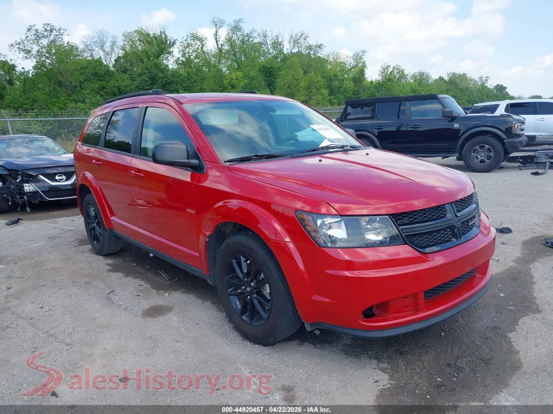 3C4PDCAB0LT269479 2020 DODGE JOURNEY