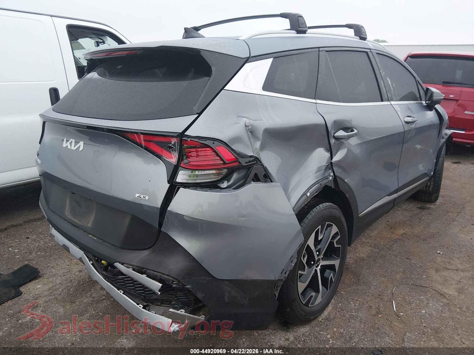 2024 KIA SPORTAGE VIN 5XYK3CDF2RG144821, rear driver side