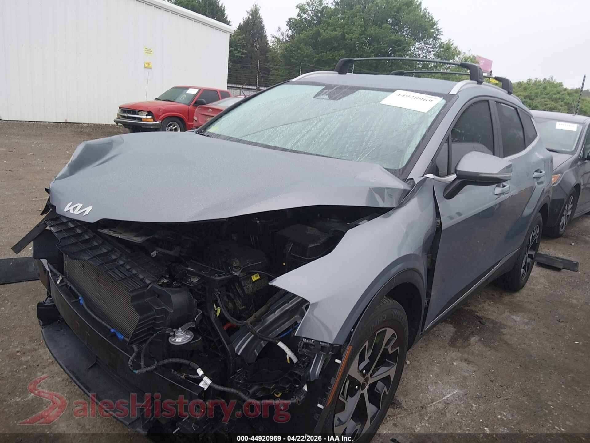2024 KIA SPORTAGE VIN 5XYK3CDF2RG144821, front view