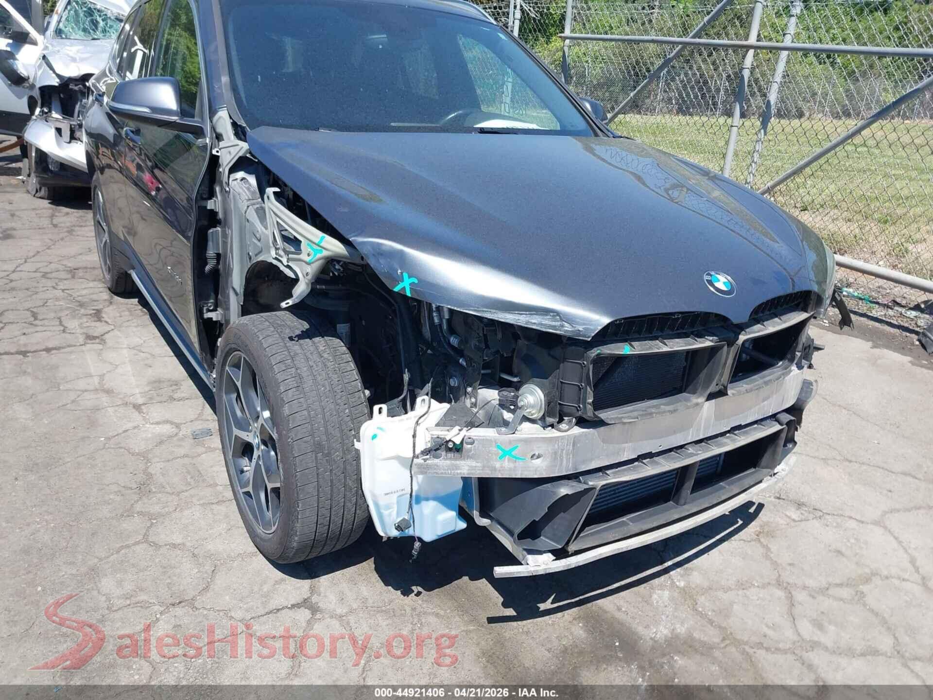 2018 BMW X1 VIN WBXHT3C36J5K23197, rear passenger side
