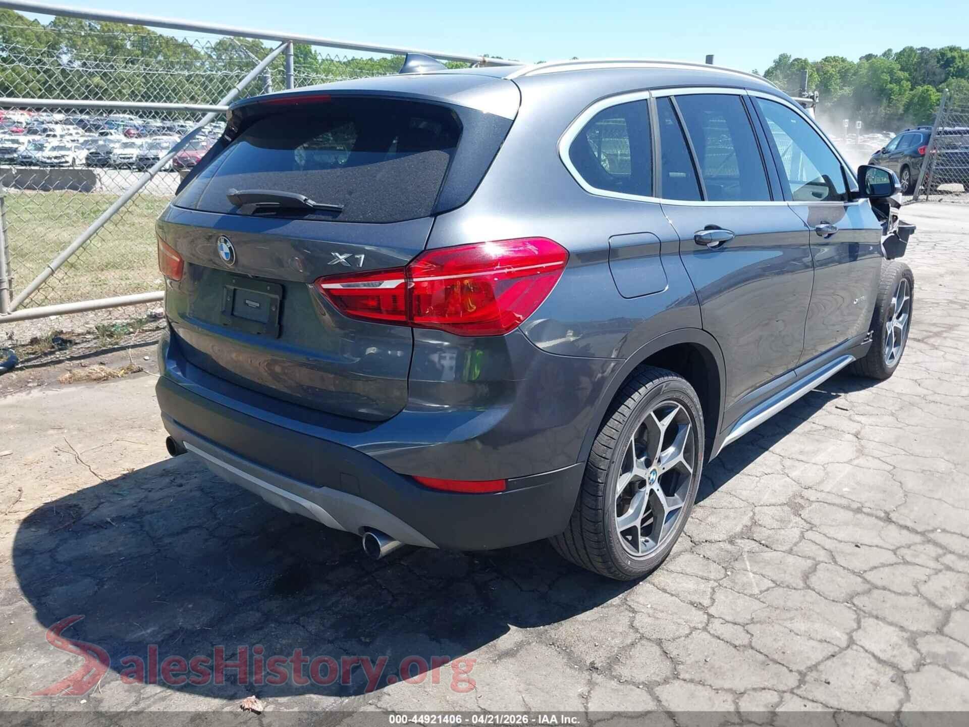 2018 BMW X1 VIN WBXHT3C36J5K23197, rear driver side