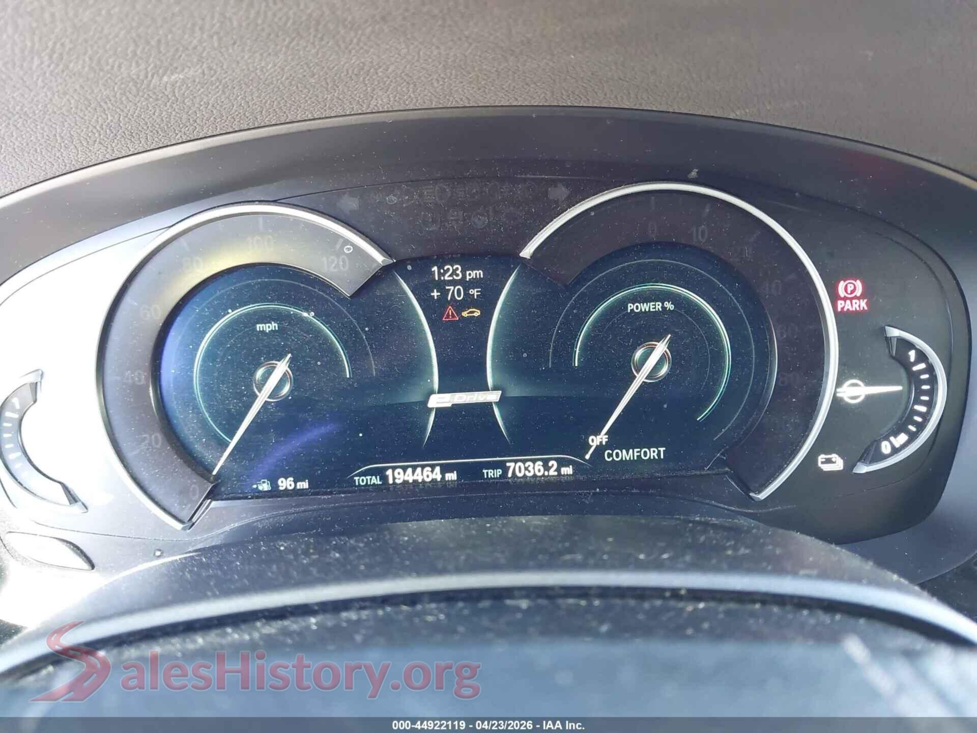2018 BMW 530E VIN WBAJA9C53JB253216, passenger side view