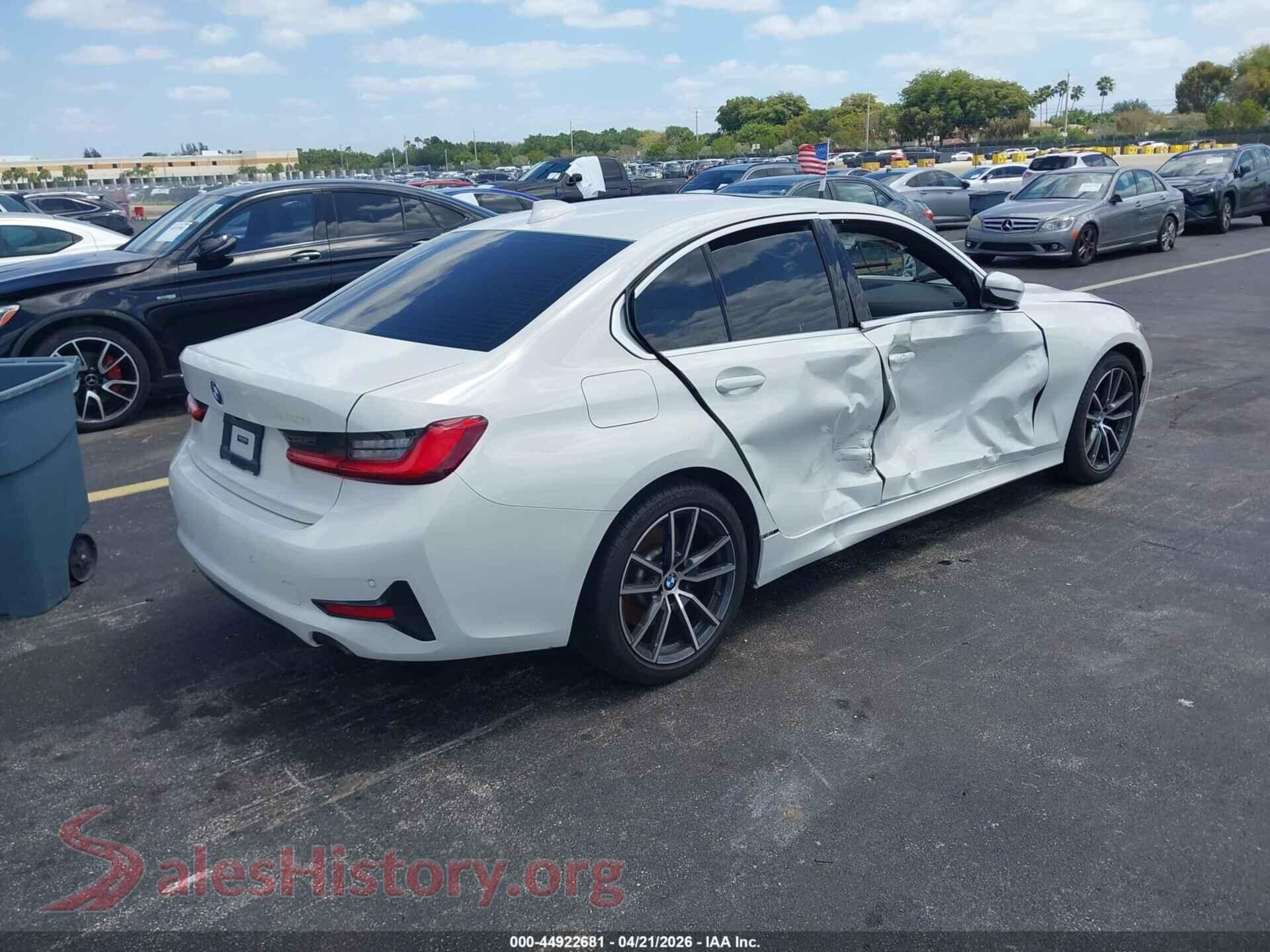 2019 BMW 330I VIN WBA5R1C57KFH18282, rear driver side