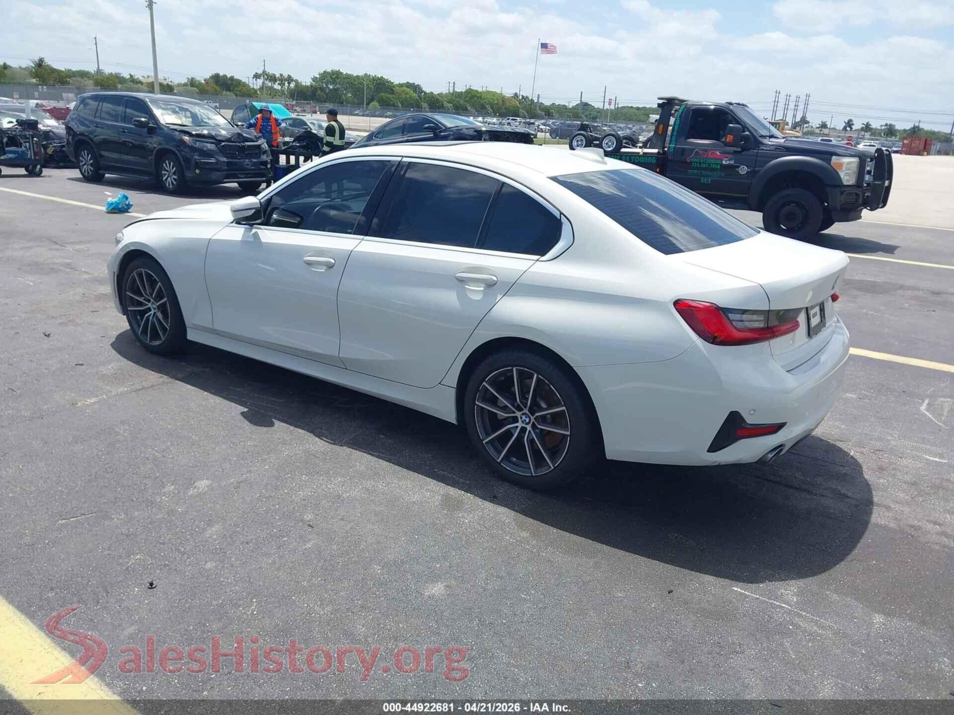 2019 BMW 330I VIN WBA5R1C57KFH18282, driver side view