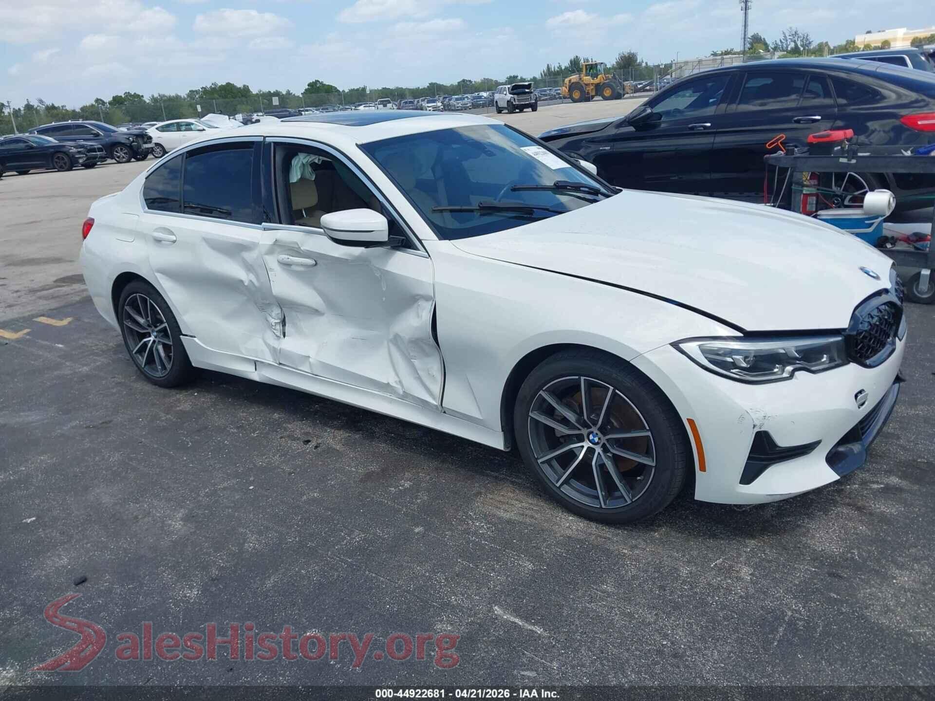 2019 BMW 330I VIN WBA5R1C57KFH18282, auction photo