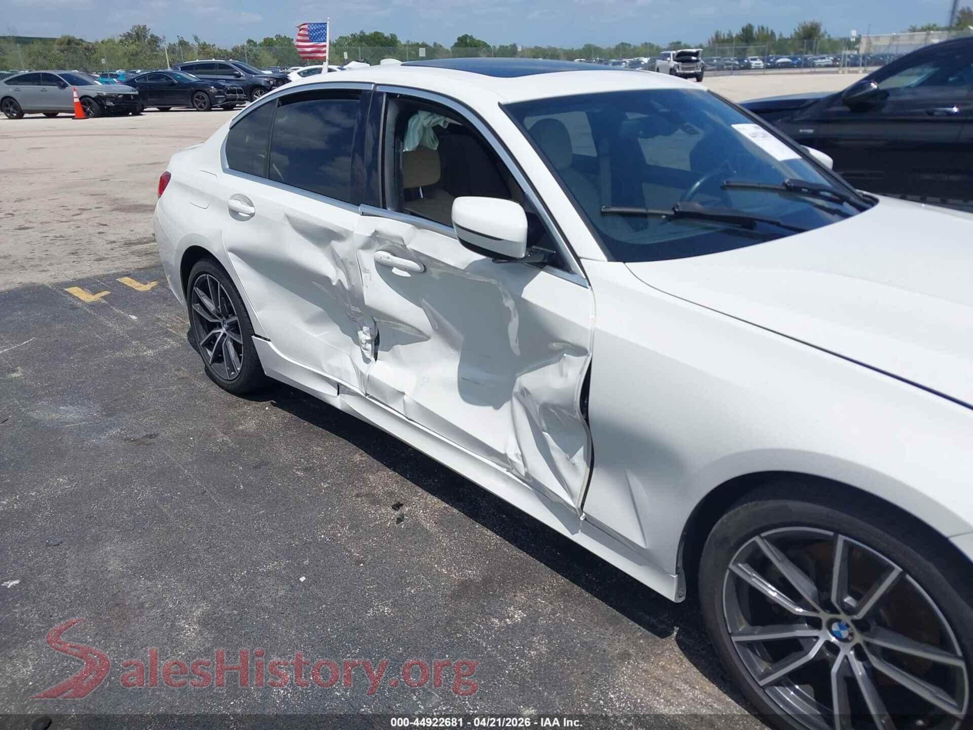 2019 BMW 330I VIN WBA5R1C57KFH18282, auction photo 18