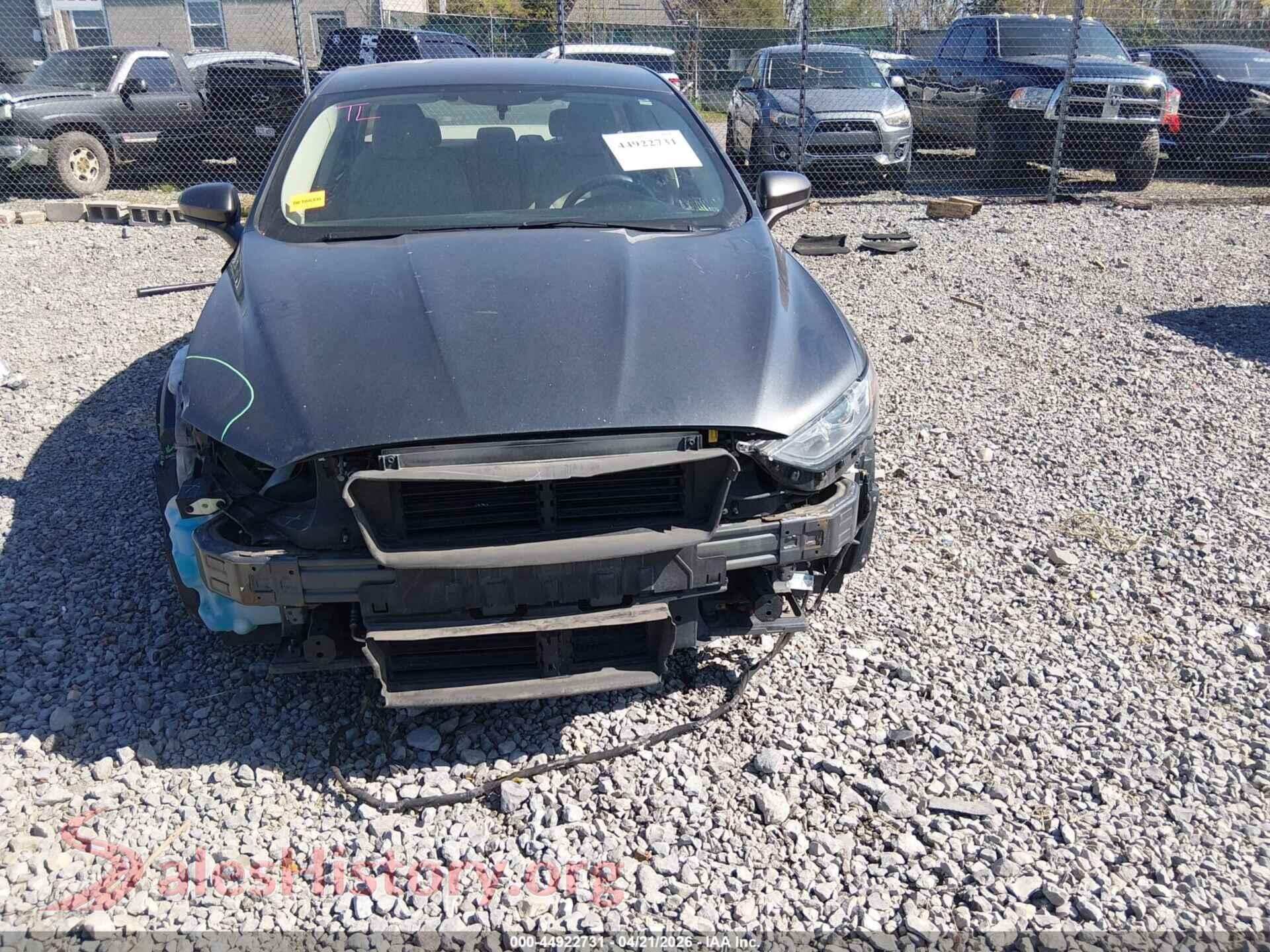 2018 FORD FUSION VIN 3FA6P0H71JR104124, rear passenger side