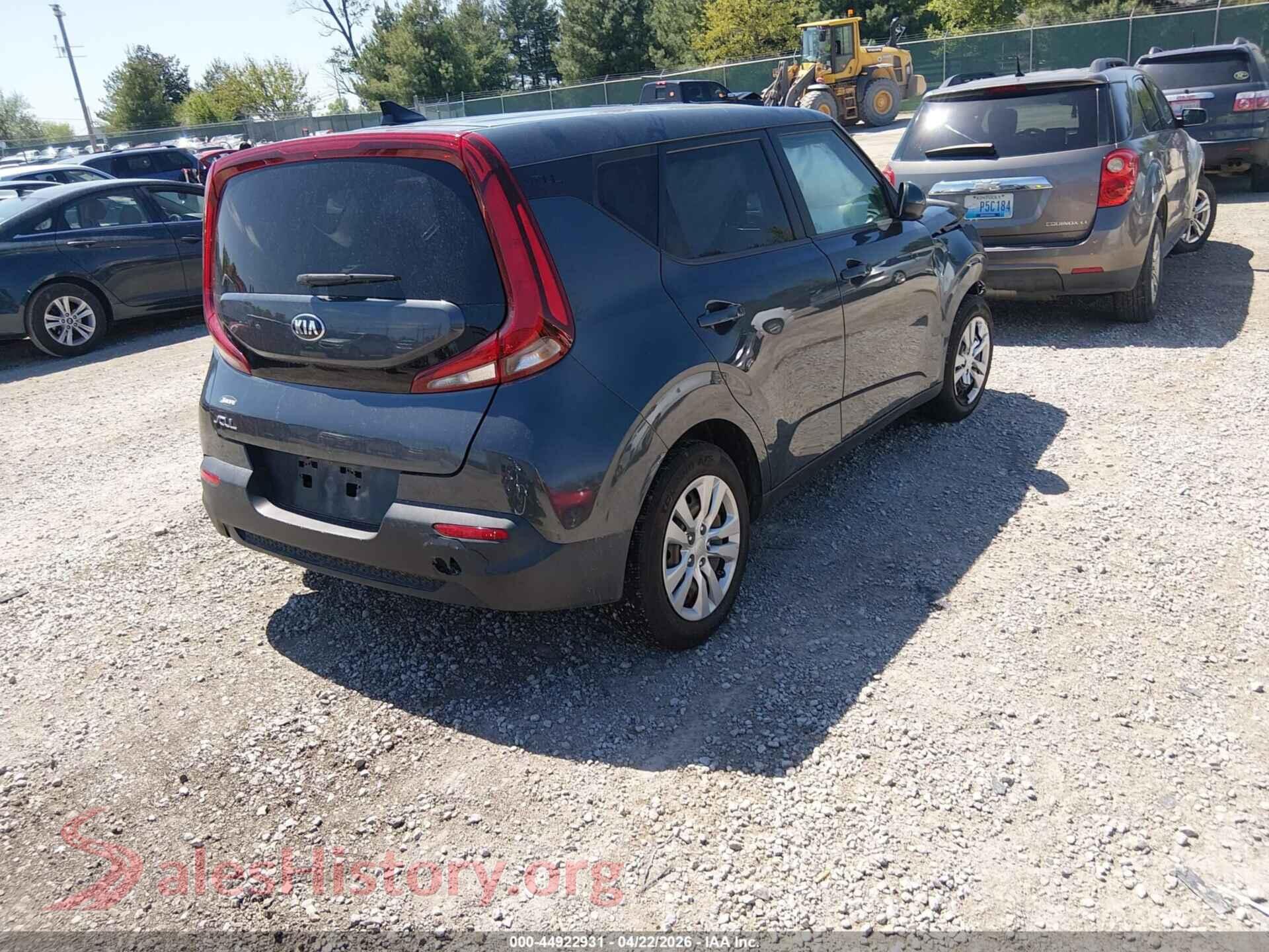 2021 KIA SOUL VIN KNDJ23AU2M7748330, rear driver side