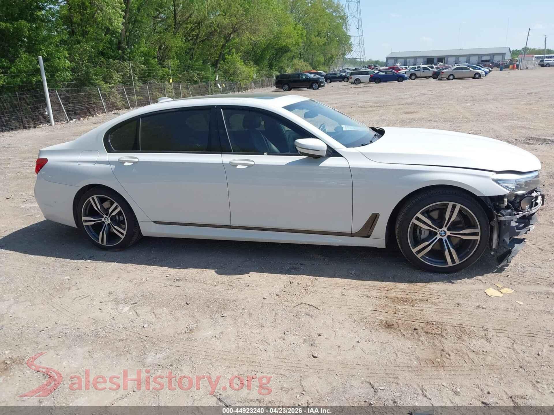 2018 BMW 740I VIN WBA7E2C54JB216293, auction photo 14
