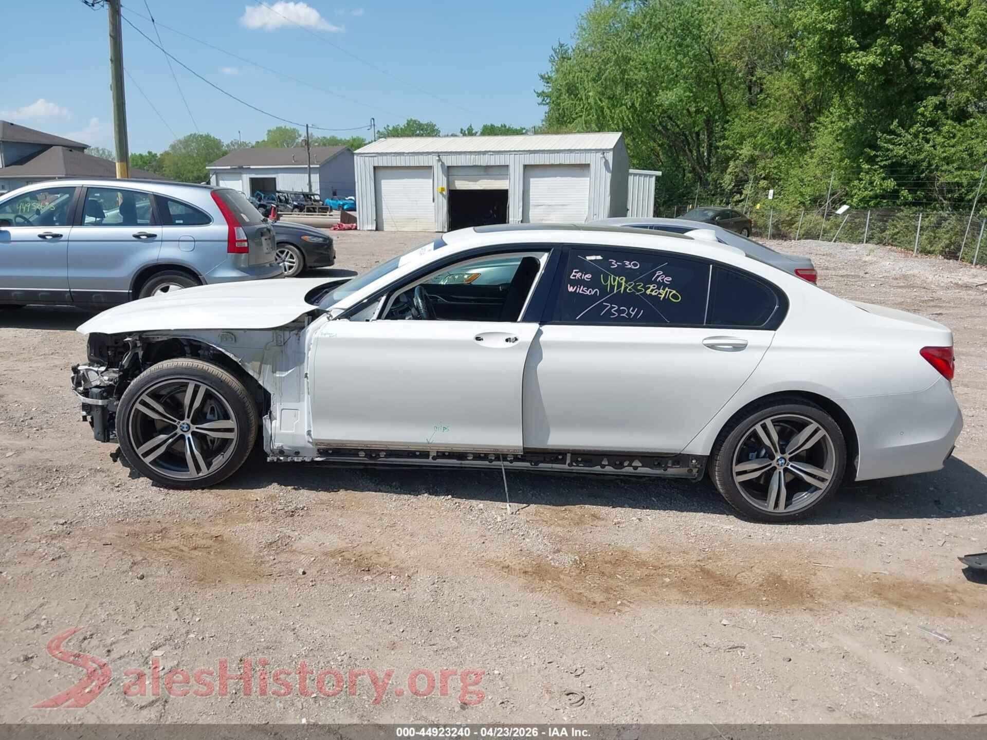 2018 BMW 740I VIN WBA7E2C54JB216293, auction photo 15
