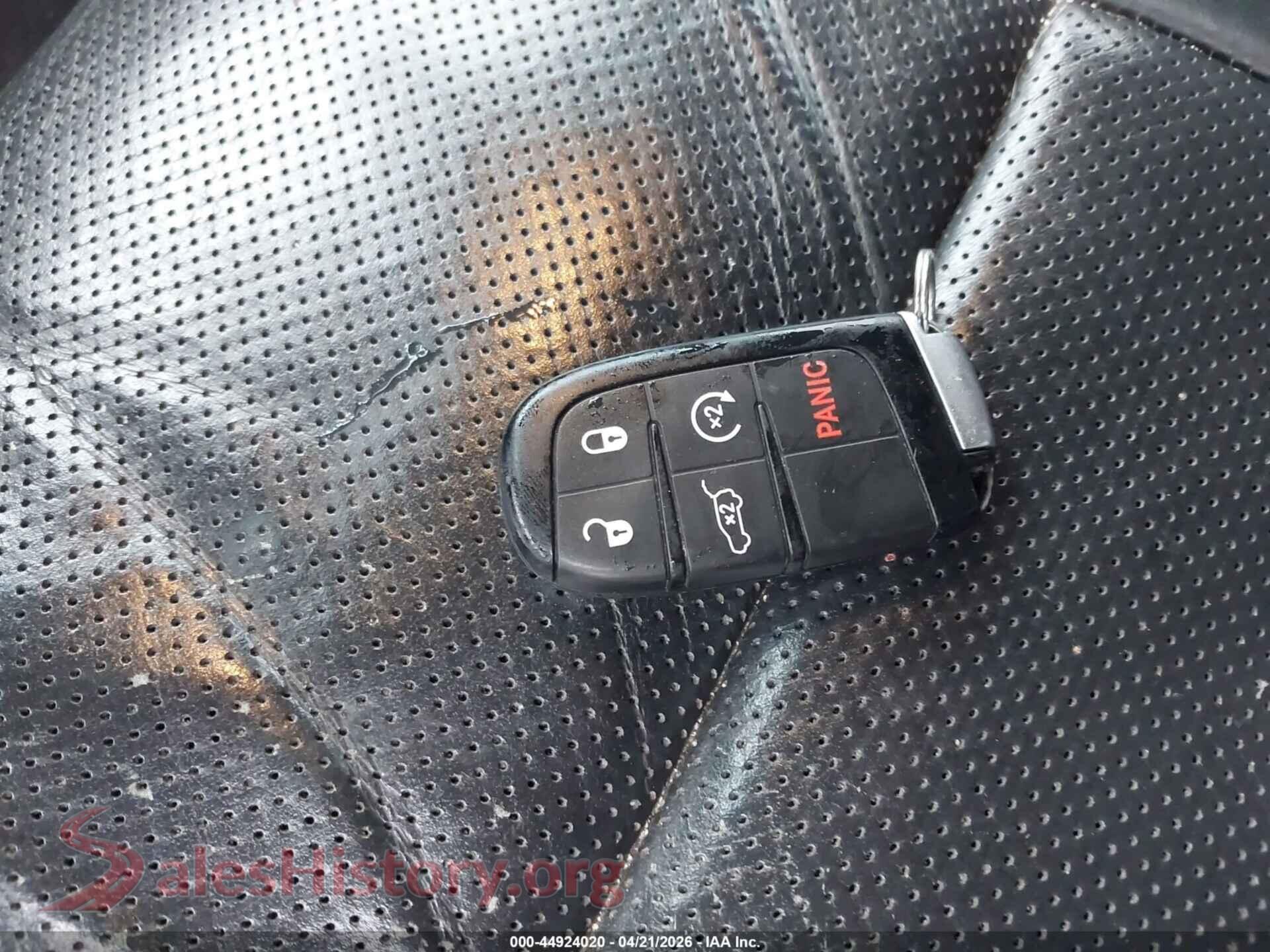 2017 JEEP GRAND CHEROKEE VIN 1C4RJFBG7HC617729, odometer mileage