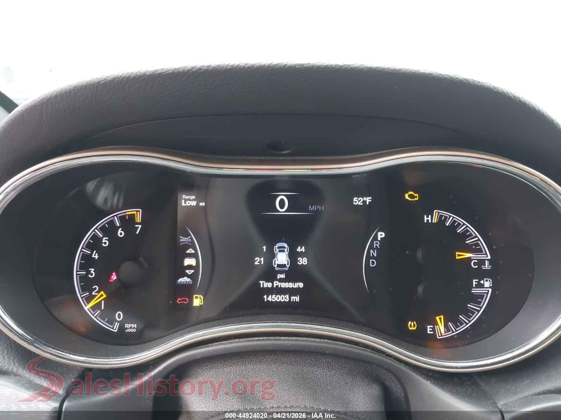 2017 JEEP GRAND CHEROKEE VIN 1C4RJFBG7HC617729, passenger side view