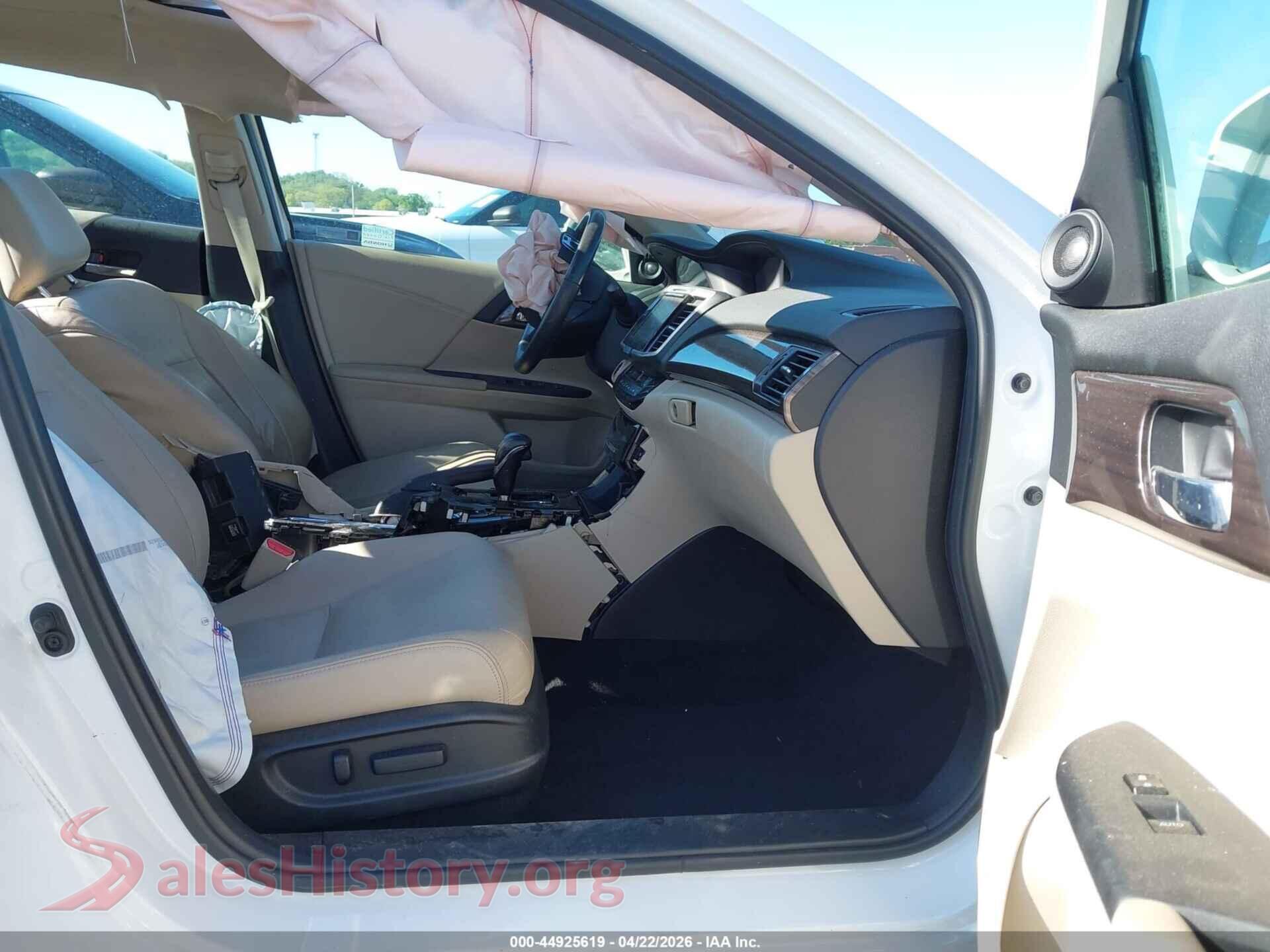 2017 HONDA ACCORD VIN 1HGCR2F85HA064246, rear view