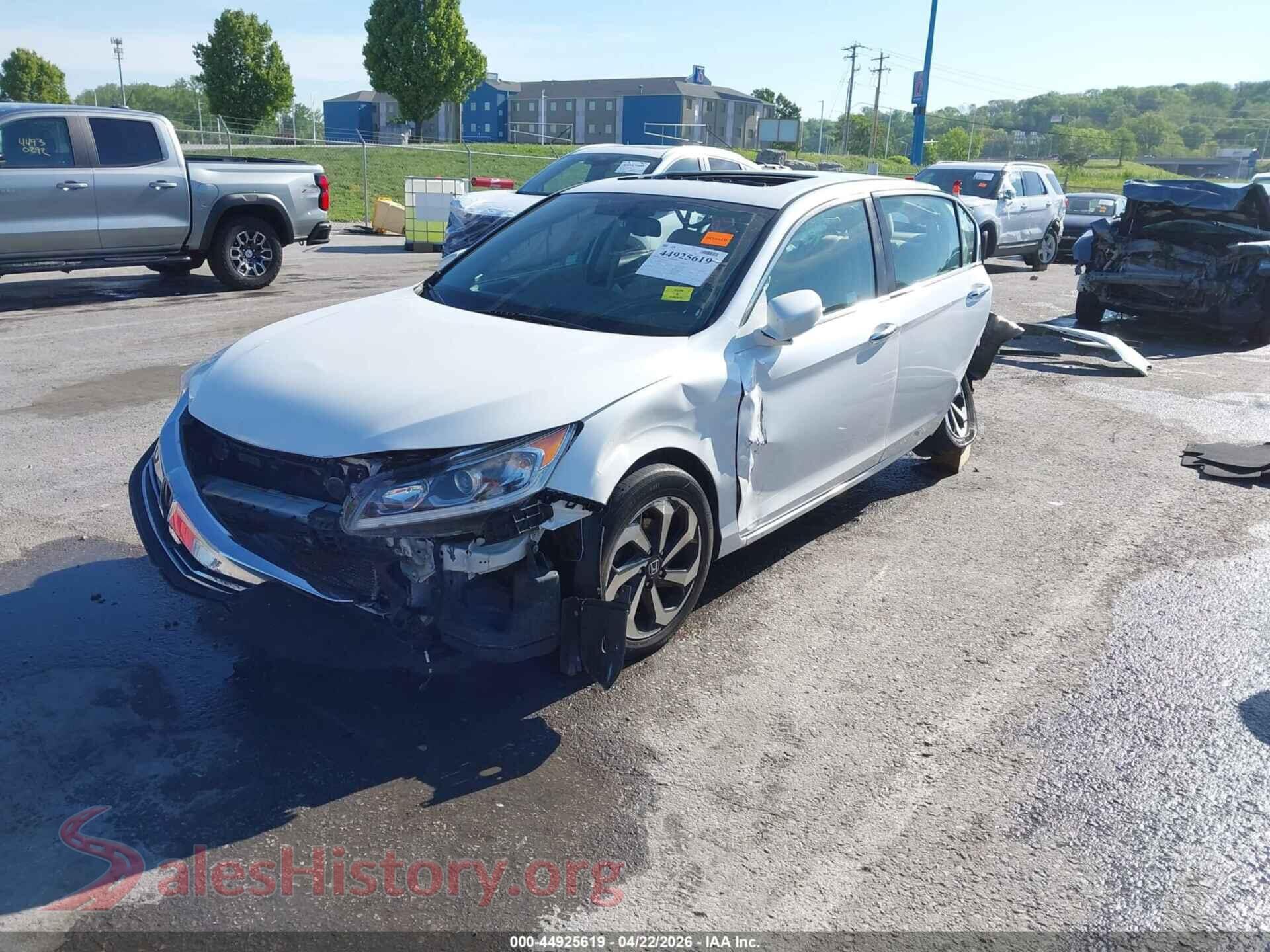 2017 HONDA ACCORD VIN 1HGCR2F85HA064246, front view