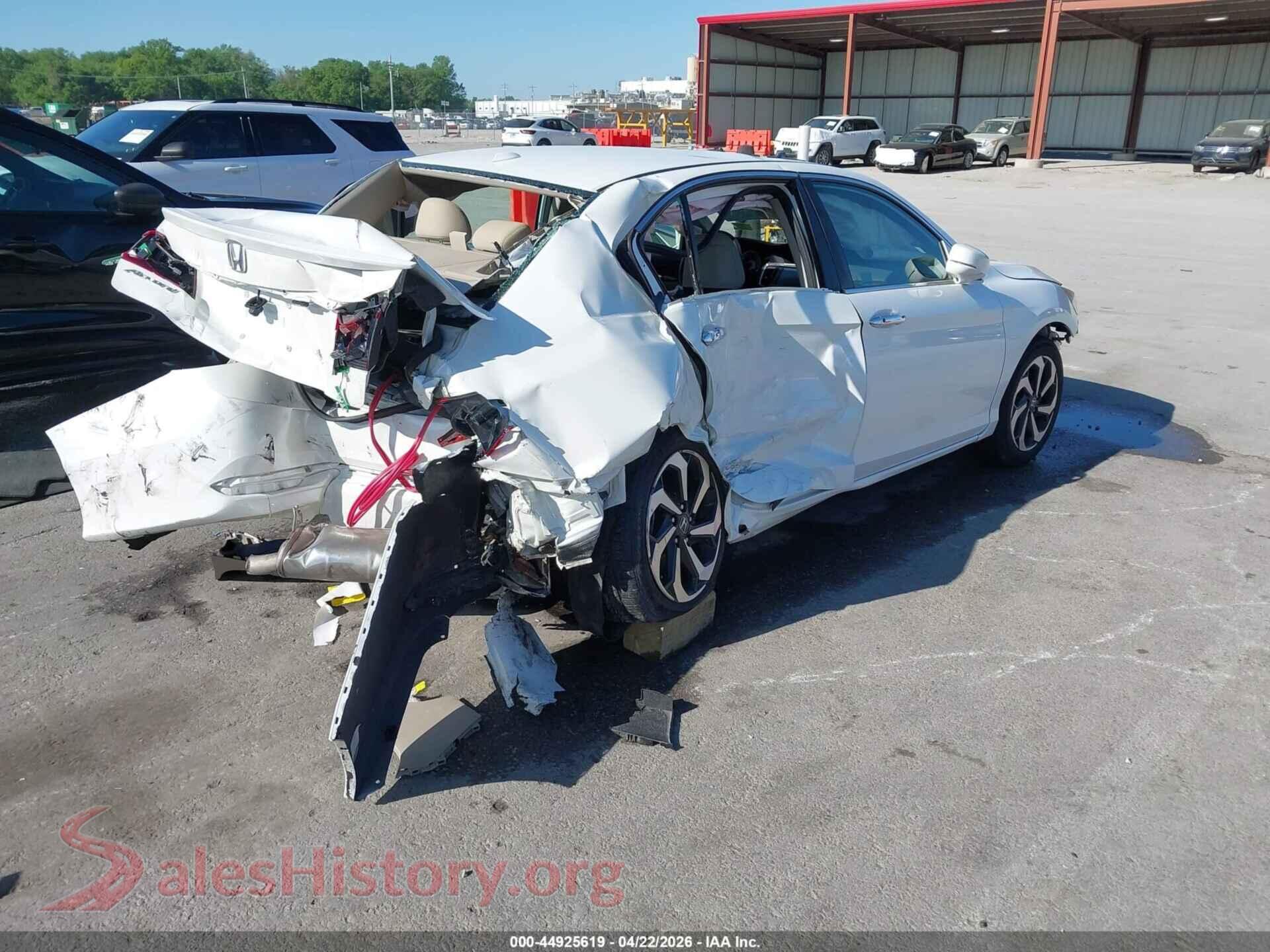 2017 HONDA ACCORD VIN 1HGCR2F85HA064246, rear driver side