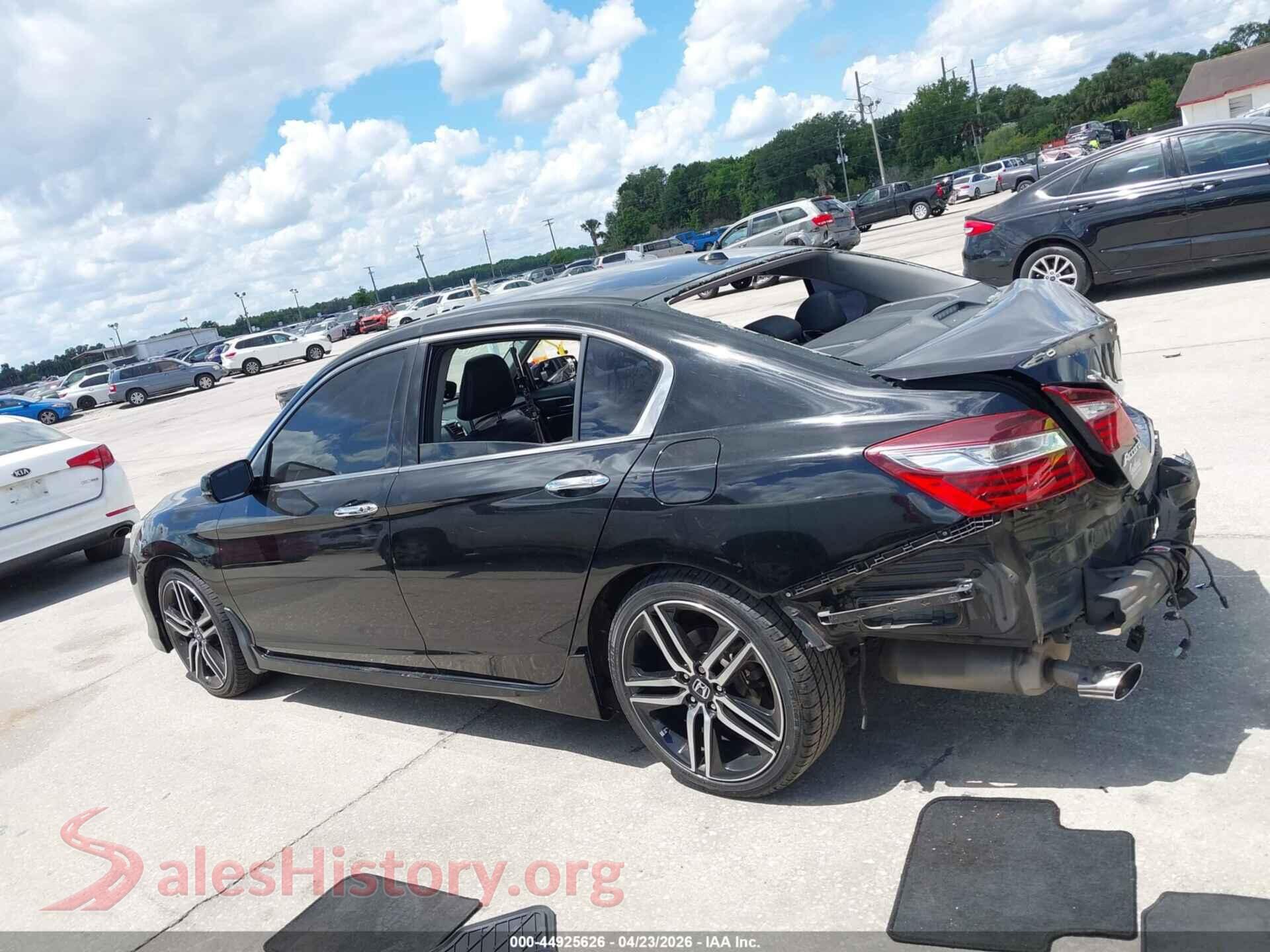 2017 HONDA ACCORD VIN 1HGCR3F95HA008306, auction photo 13