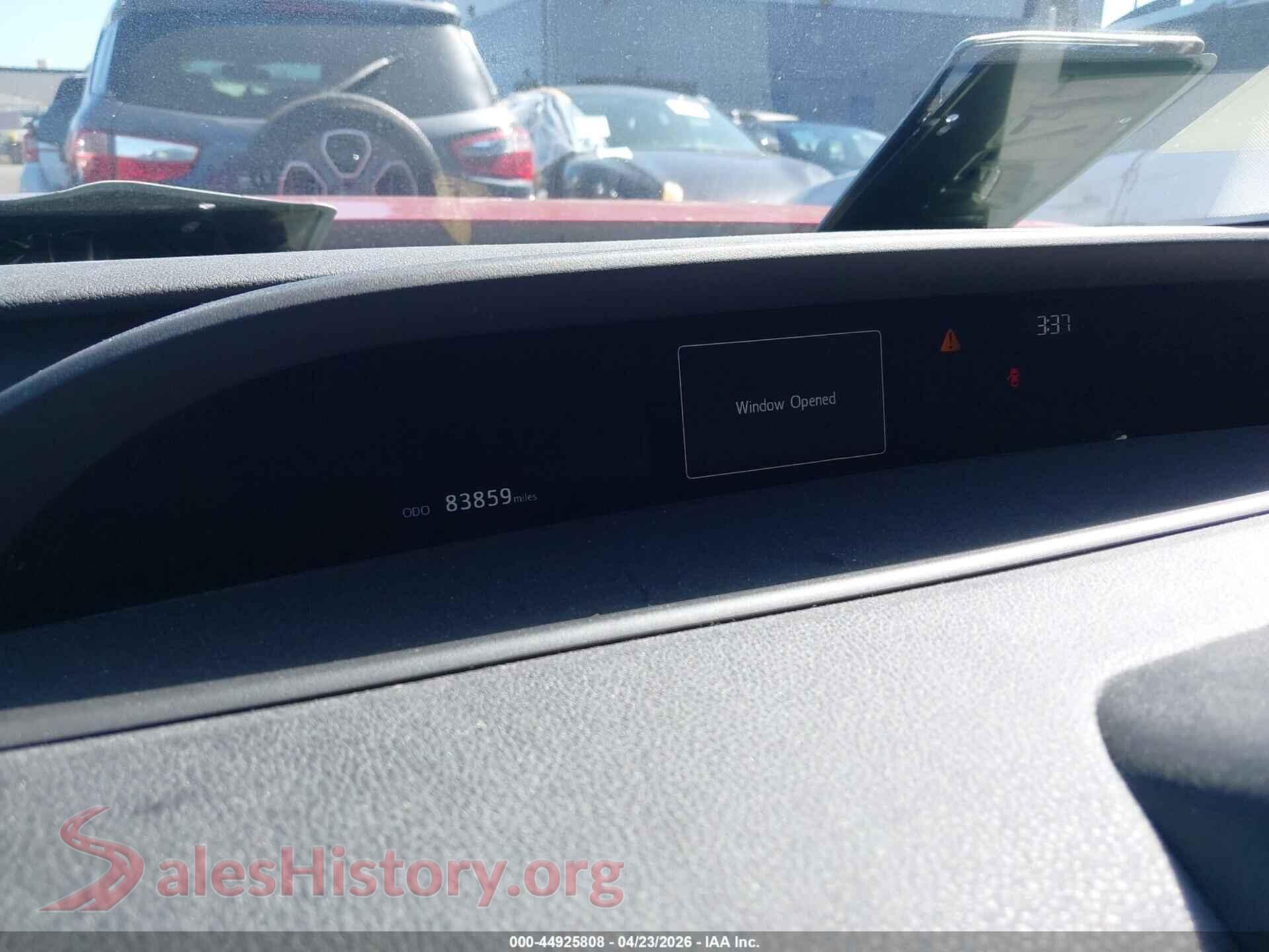 2017 TOYOTA PRIUS VIN JTDKARFU4H3529076, passenger side view