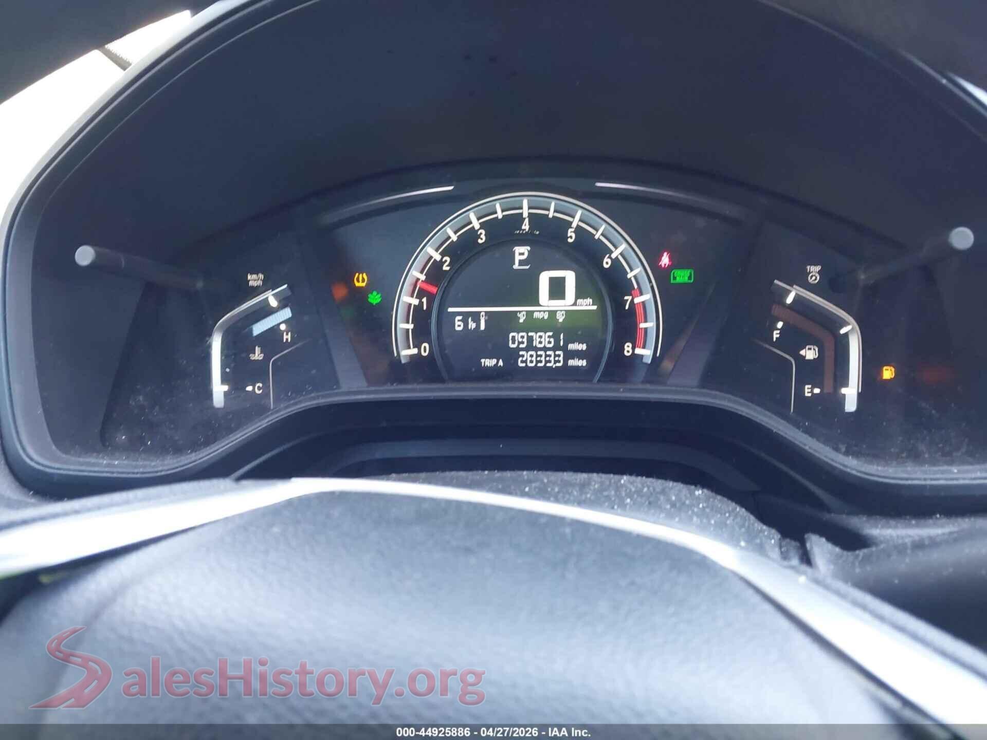 2017 HONDA CR-V VIN 2HKRW6H3XHH209879, passenger side view