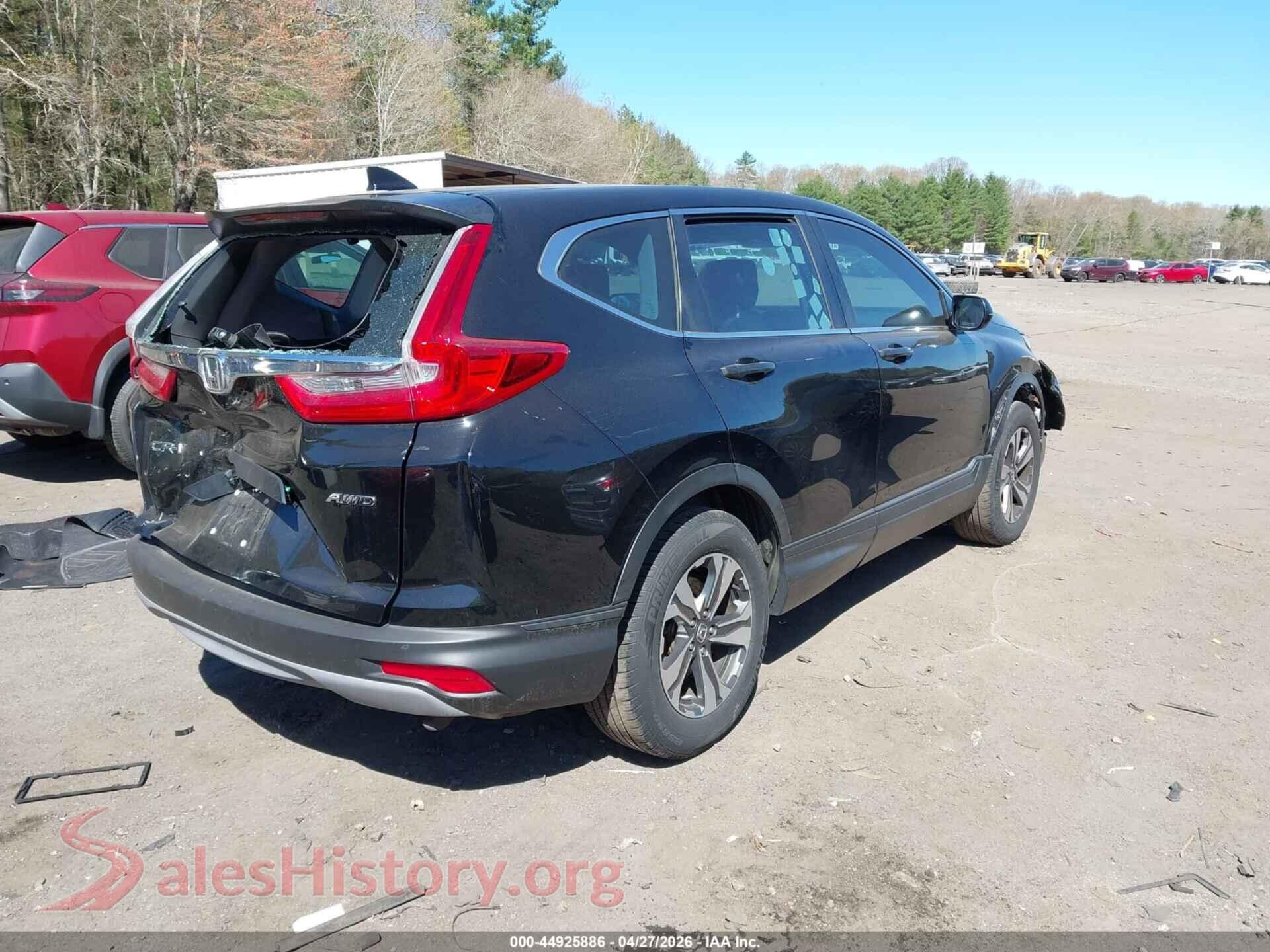 2017 HONDA CR-V VIN 2HKRW6H3XHH209879, rear driver side