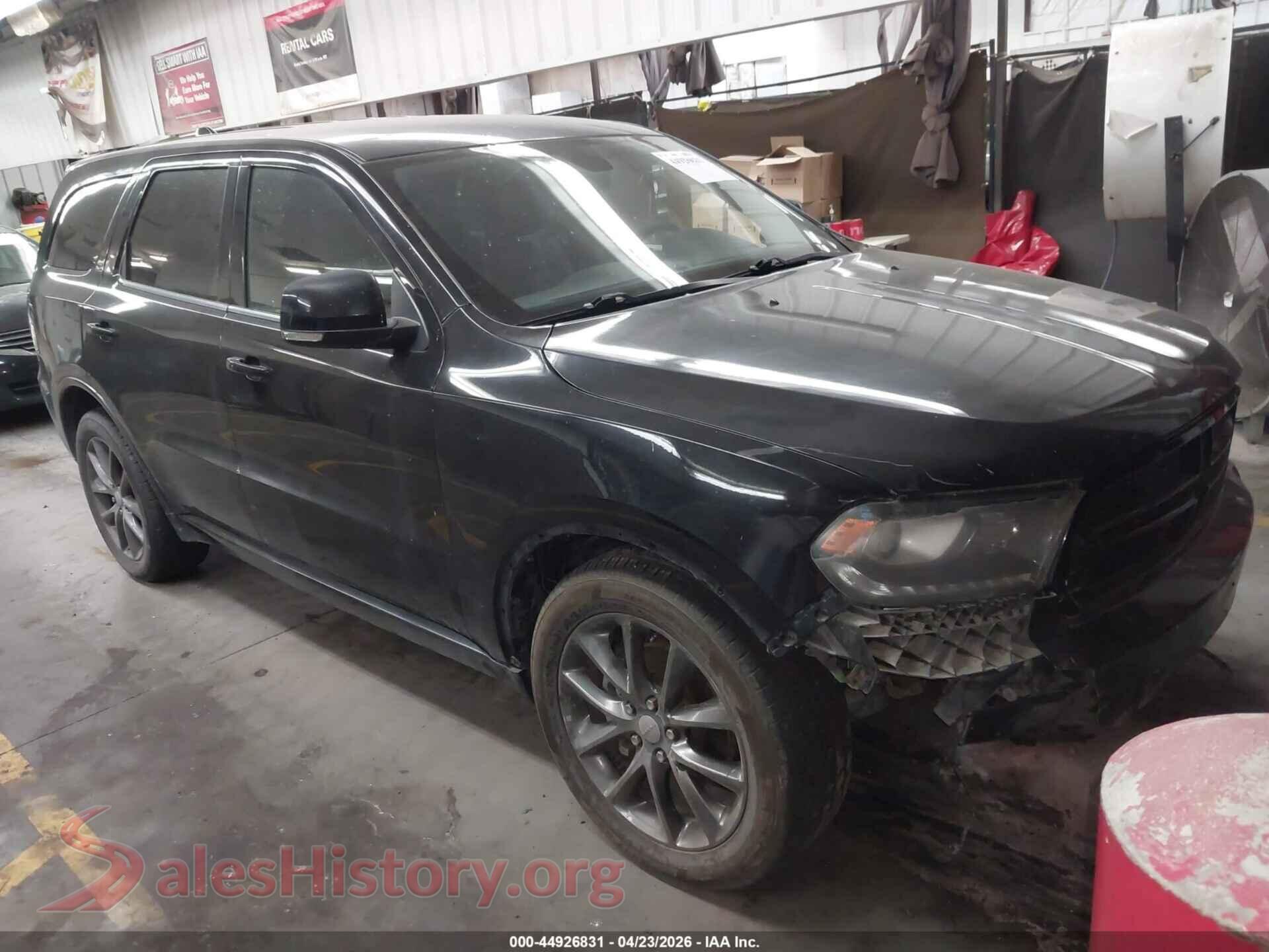 2017 DODGE DURANGO VIN 1C4RDHDG5HC917494, auction photo